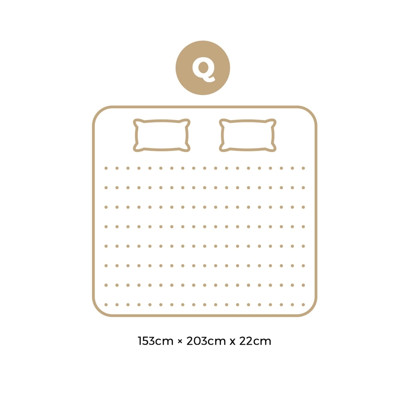 10 Bedra Bedding Mattress 3d Mesh Fabric 7 Zone Pocket Spring 22cm Queen
 - Multi, 10 of 10