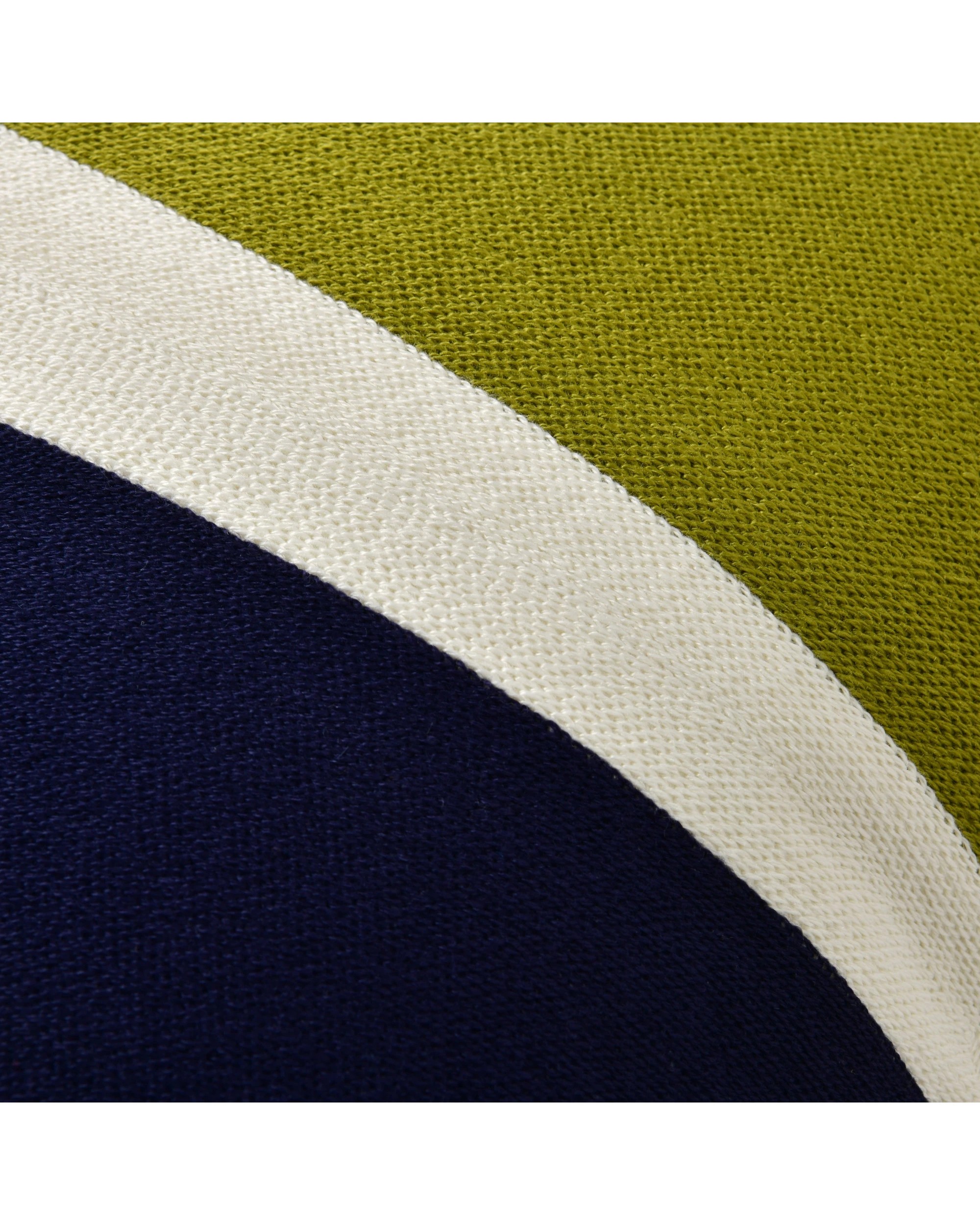 3 Cadence & Co. Lawrence Crewel Embroidered Cushion 45x45cm - Olive and Navy, 3 of 5