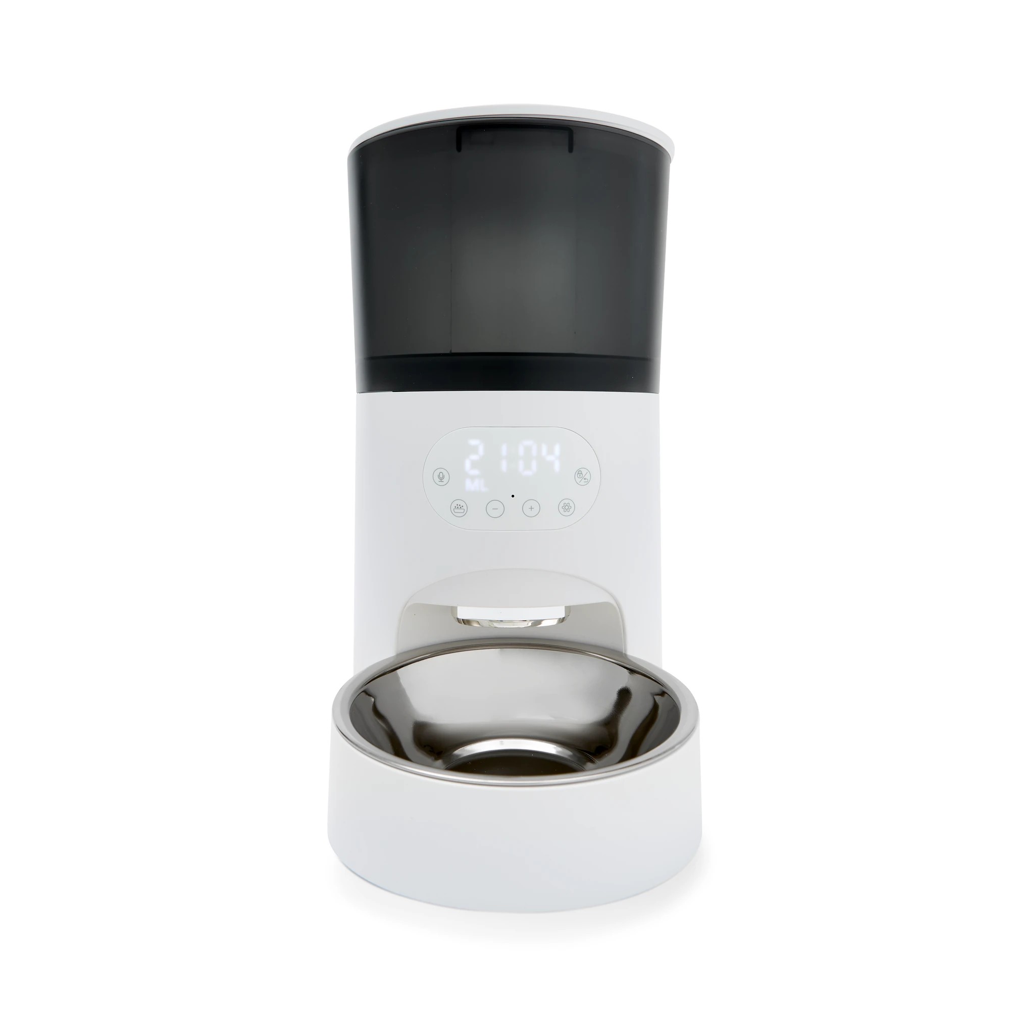 4 Automated 5L Pet Feeder - White and Grey, 4 of 10