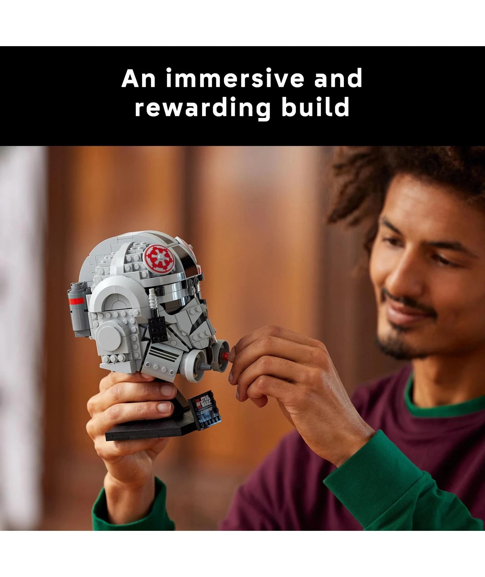 3 LEGO® Star Wars AT - AT Driver Helmet 75429 - Multi, 3 of 10