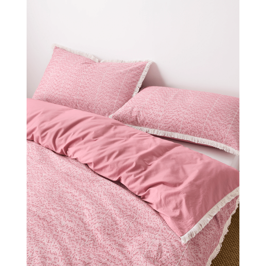 2 Target Alexis Boucle With Fringe Quilt Cover Set
 - Queen Bed
 - Pink, 2 of 3