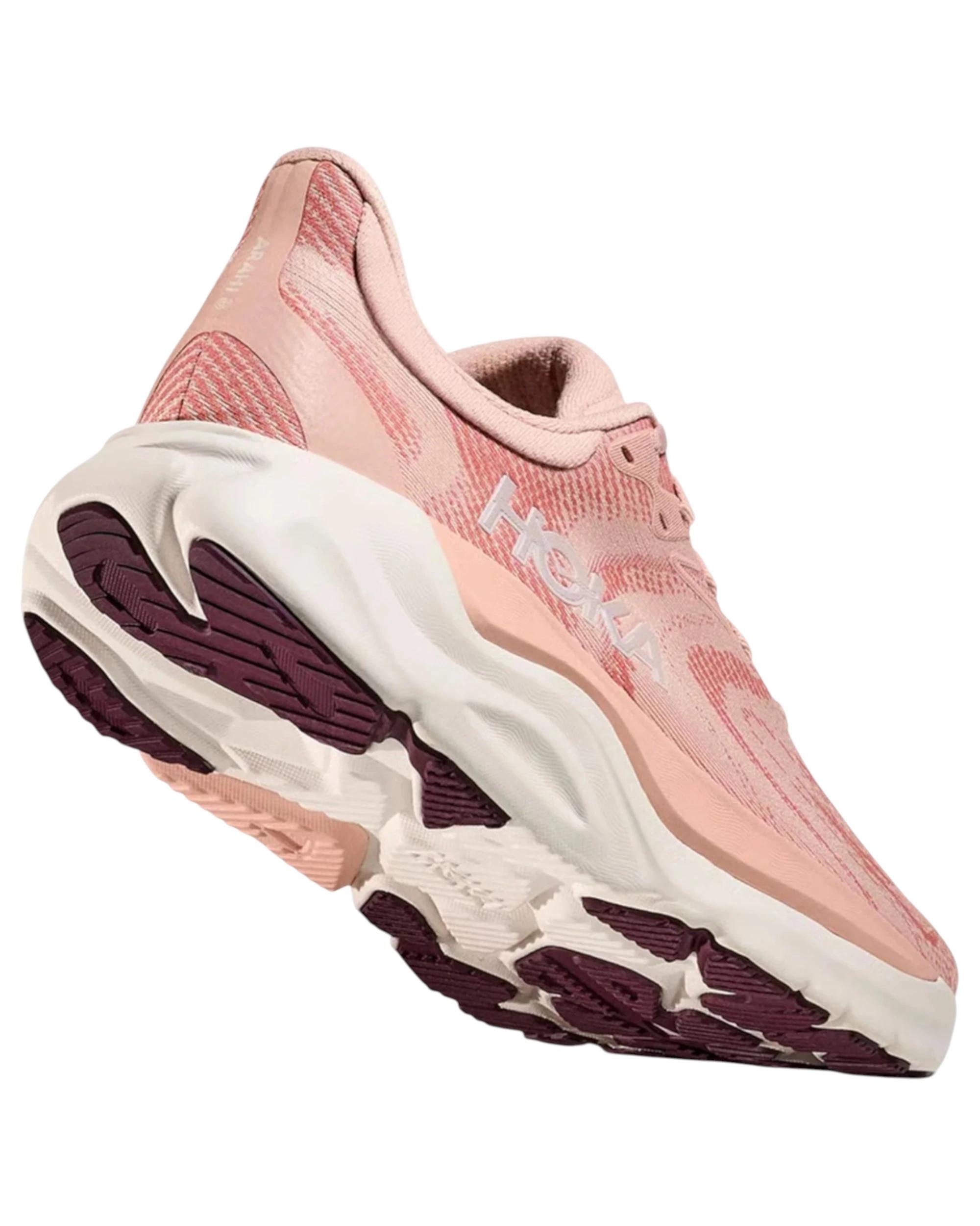 5 Hoka Womens Arahi 8 Athletic Running Shoes BLUSH ROSE, 5 of 8