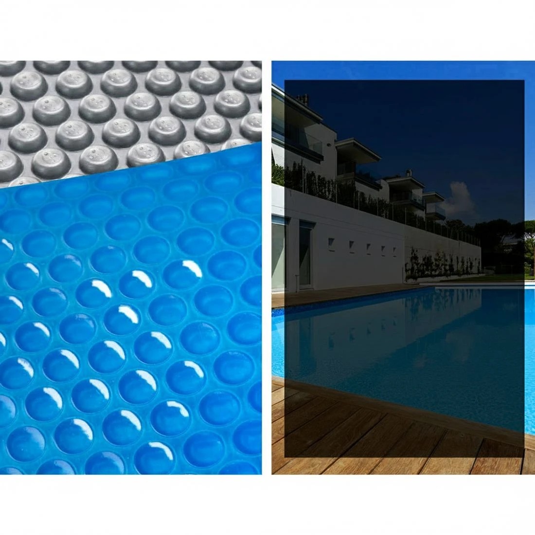 4 Aquabuddy Pool Cover 500 Micron 10.5x4.2m Swimming Pool Solar Blanket - Multi, 4 of 6