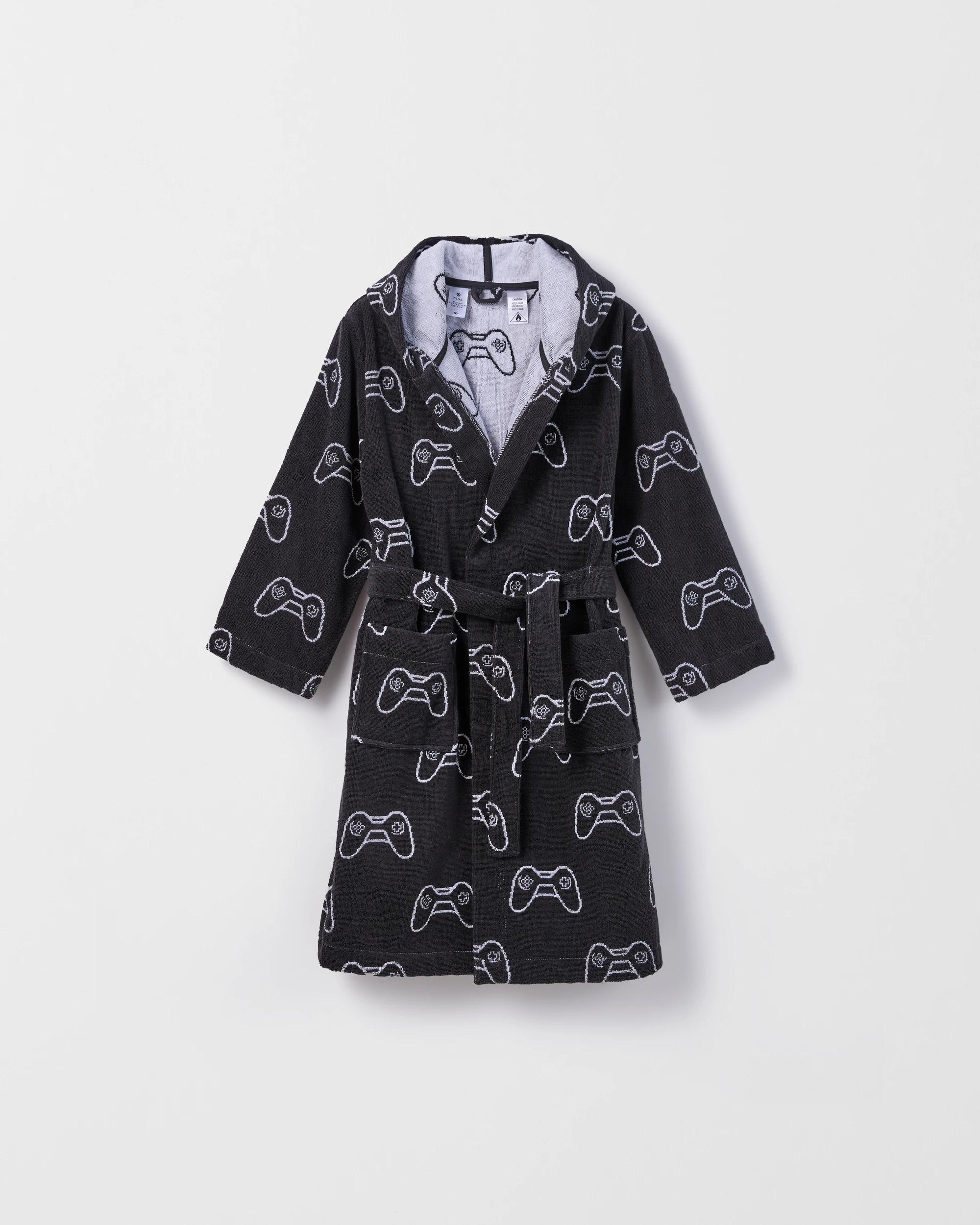 5 Target Kids Older Boys Australian Cotton Towelling Dressing Gown GAMER, 5 of 7