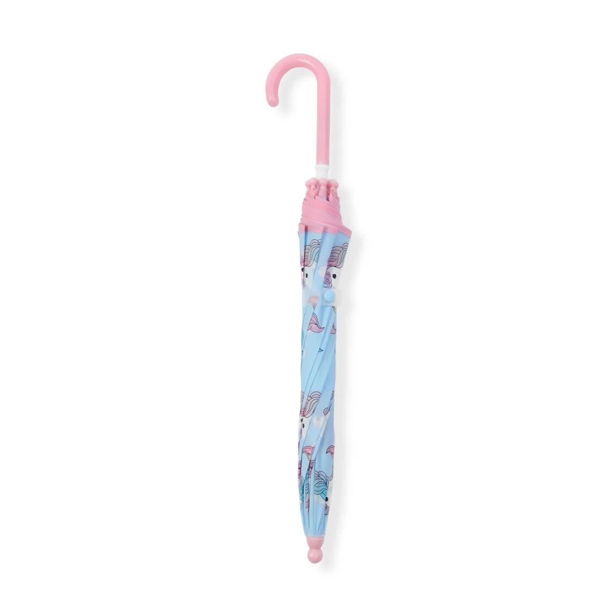 2 Unicorn Umbrella Blu Unicrn, 2 of 3