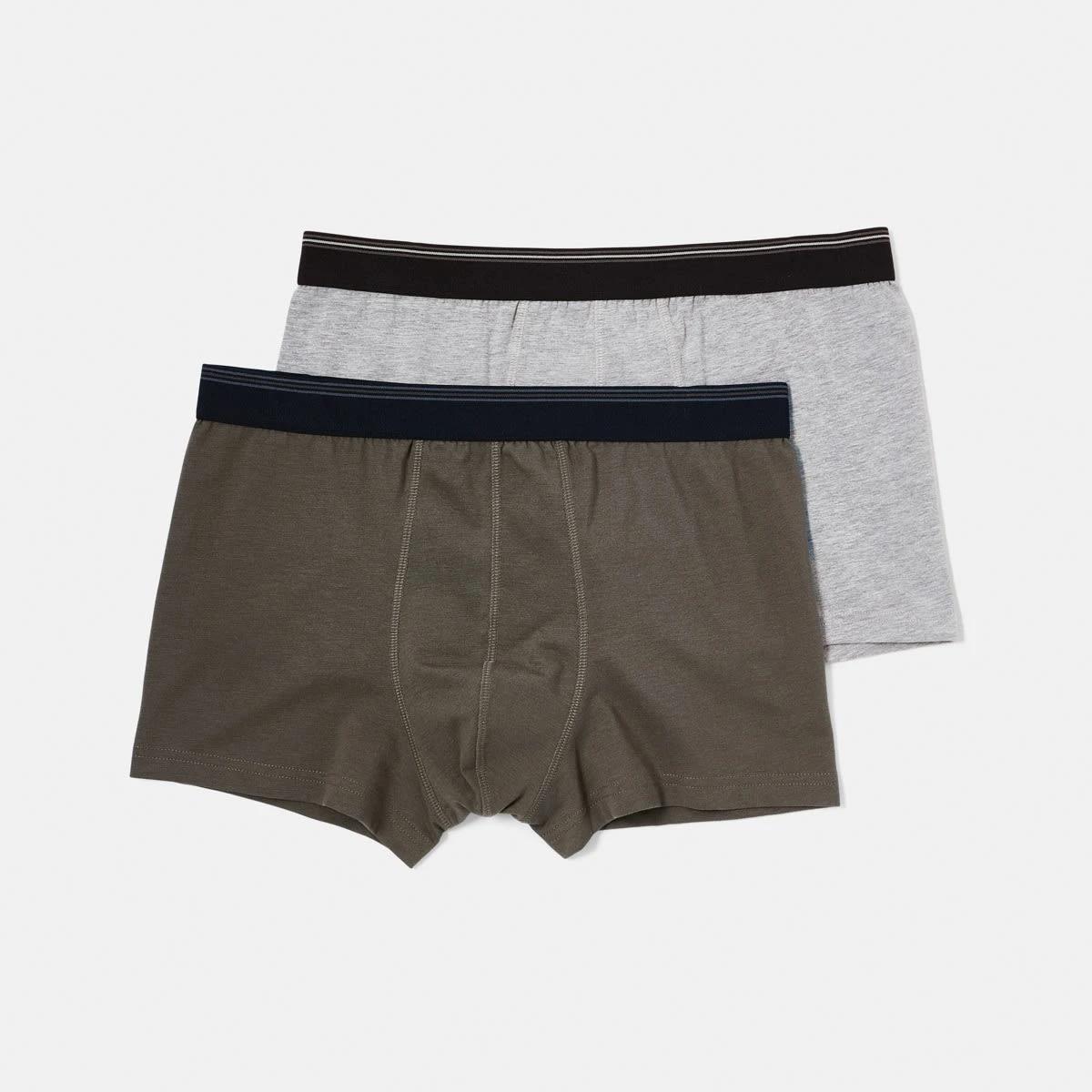 1 2 Pack Plain Trunks GREY TARMAC, 1 of 6