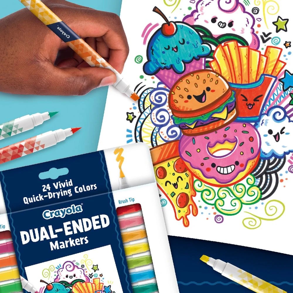 4 Crayola Dual-Ended Markers 12 Pack, 4 of 5
