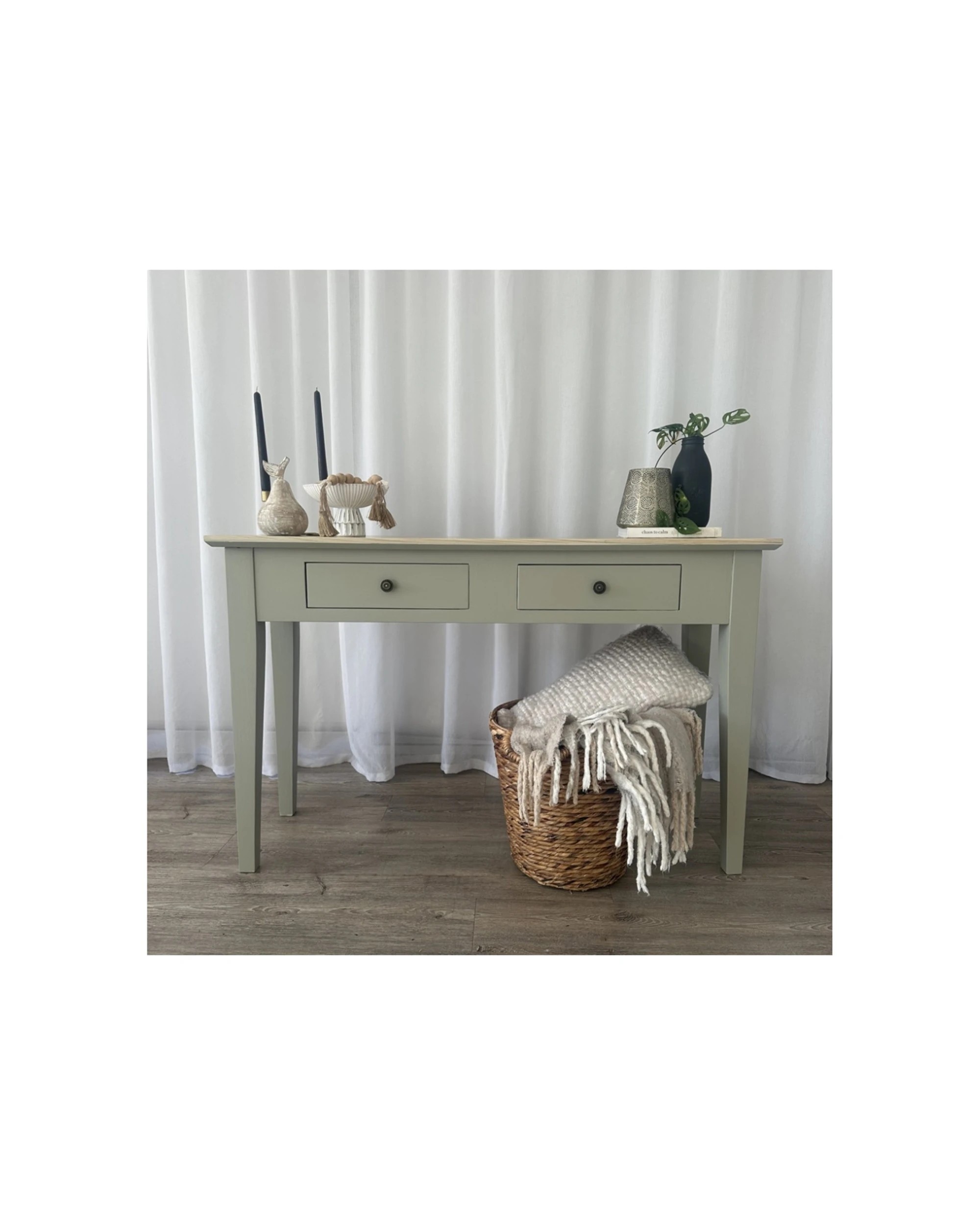 7 Mezzie+Frank Chalk Effect 0.5L Interior Water Based Furniture Paint Eucalyptus - Green, 7 of 7