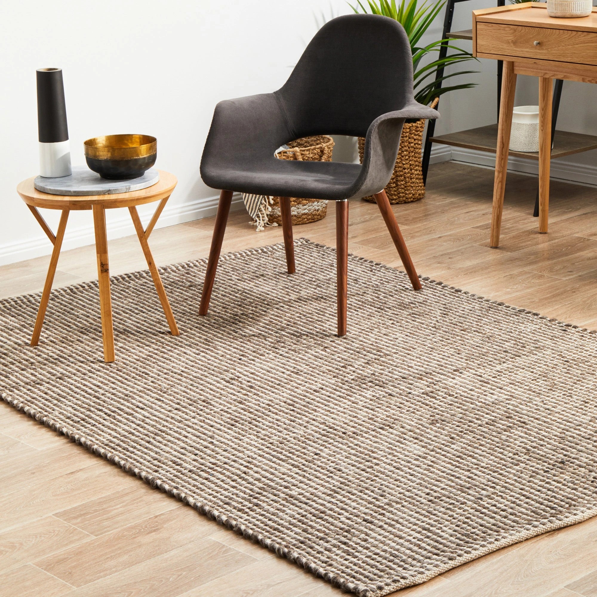 2 Common Ground Rugs Nordica 300 400x300cm - Extra Extra Large Hand Loomed Wool Floor Rug - Brown, 2 of 6
