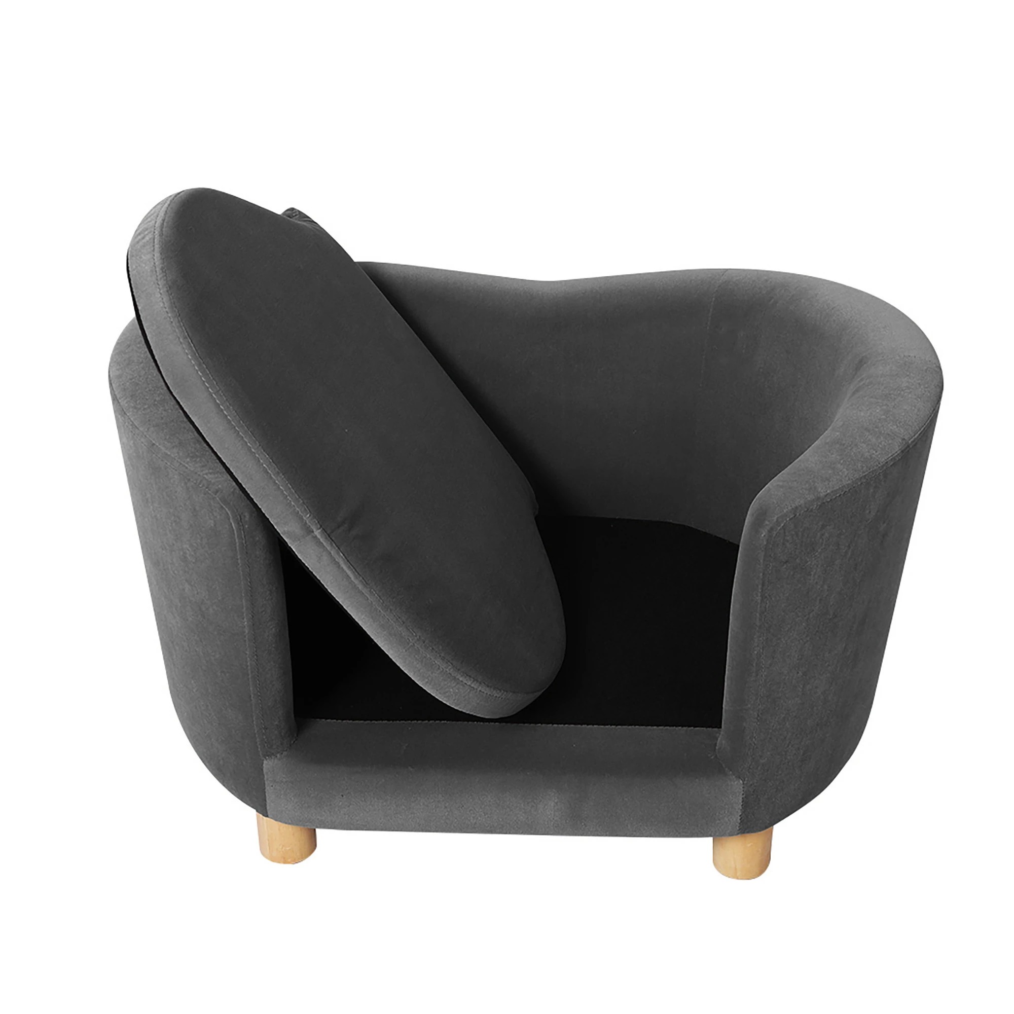 4 Pawz Luxury Elevated Sofa Anti-slip Raised Dog Cat Beds Couch Kitten Lounge, 4 of 7