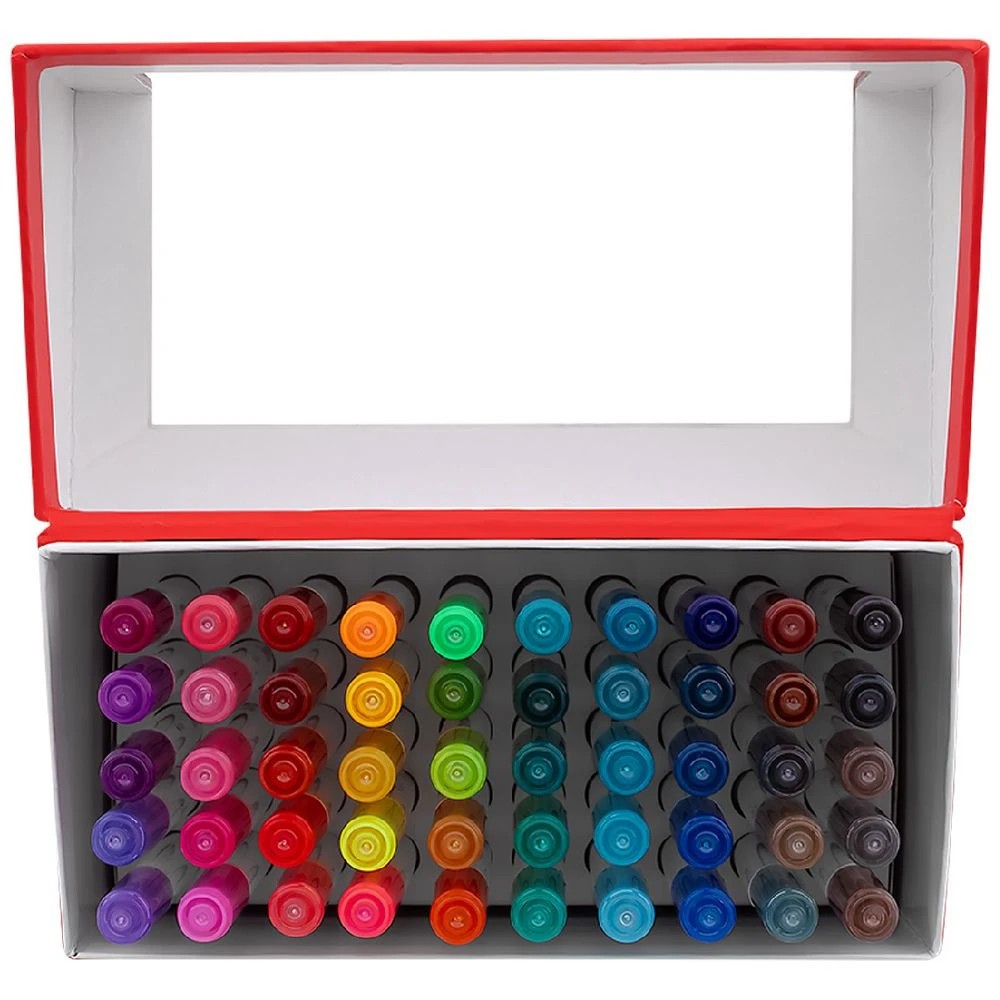 3 Born Dual-Tip Brush Markers 50 Pack Assorted, 3 of 4