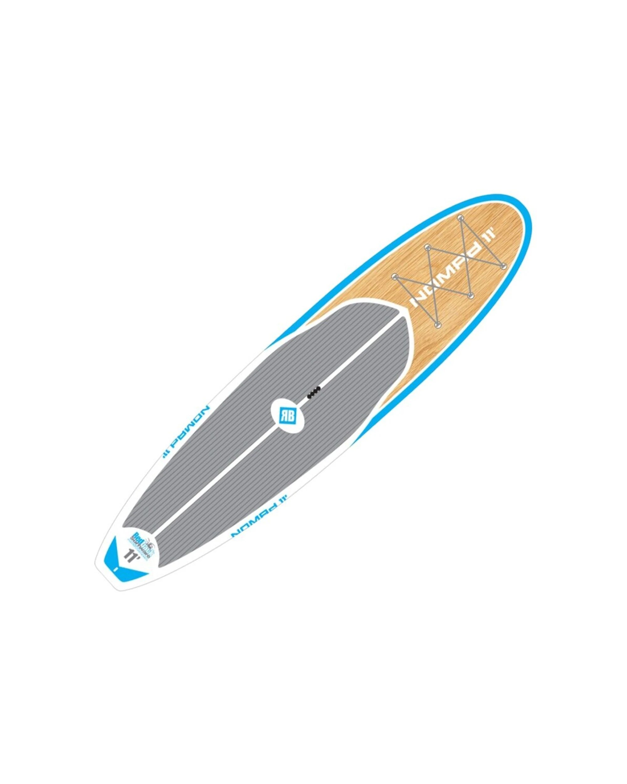 1 Redback Nomad Epoxy Sup Carbon Fibre Paddle Board W/ Protective Travel Bag 11ft - Grey, 1 of 3