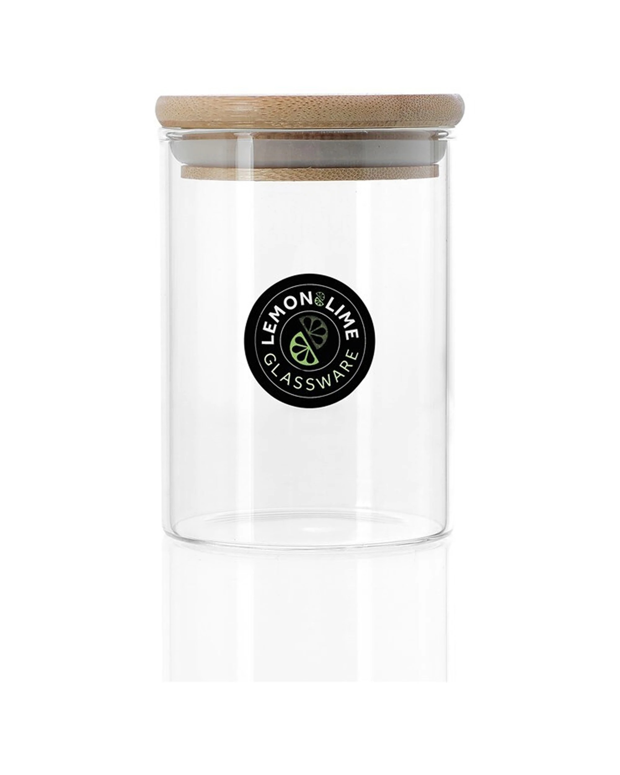 2 Lemon & Lime 4pk Camden Glass Jar With Bamboo Lid 250ml Borosilicate - Clear, 2 of 5