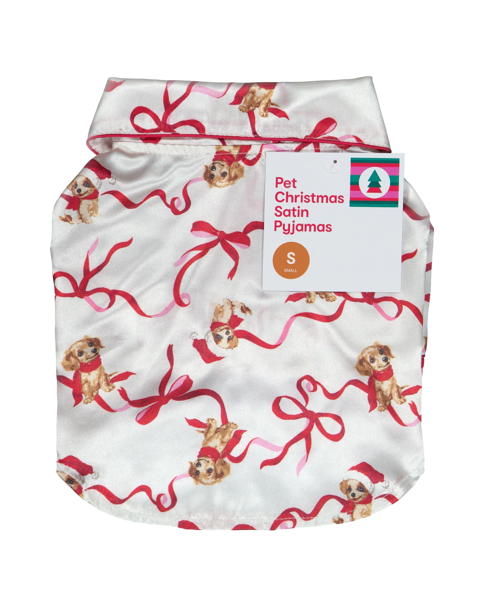9 Family Matching Christmas Dog Ribbon Mini Me Pyjama S, 9 of 9