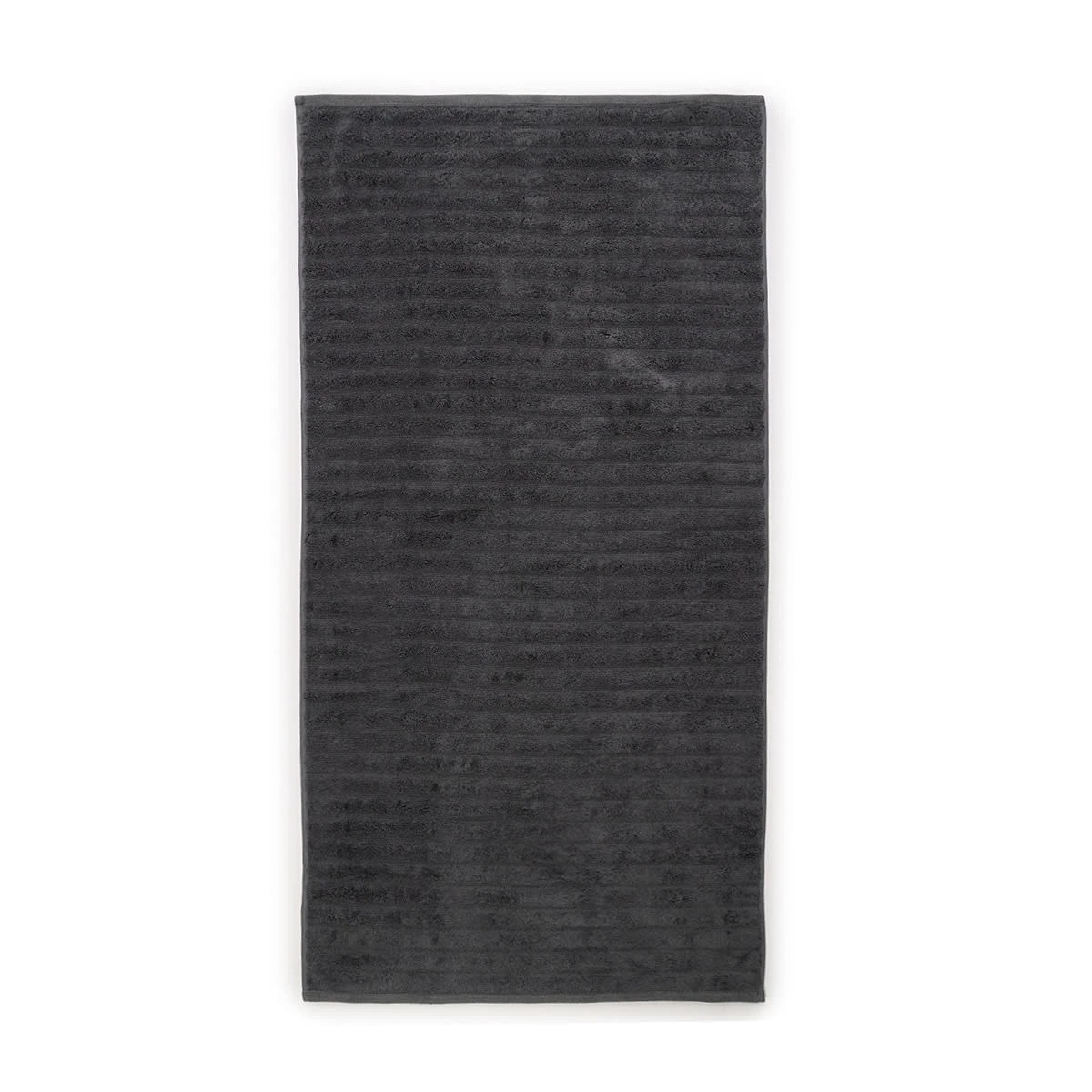 3 Thick Ribbed Australian Cotton Bath Towel - Grey, 3 of 5