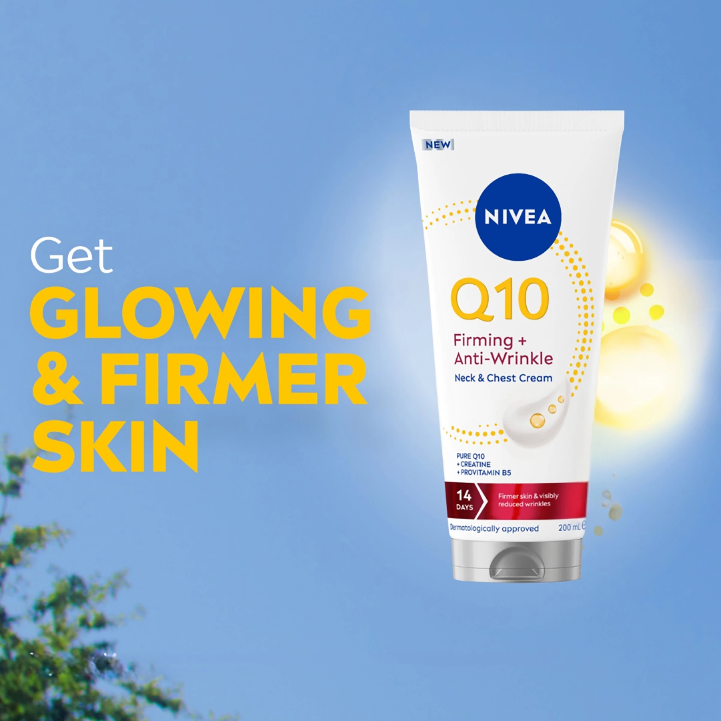 3 New Nivea Q10 Firming & Anti-Wrinkle Neck & Chest Cream 200ml -  Creatine & Provitamin B5, 3 of 8