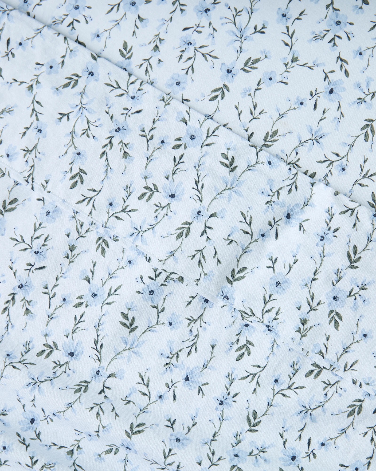 2 Target Belle Ditsy Floral Australian Cotton Sheet Set
 - Queen Bed
 - Blue, 2 of 2