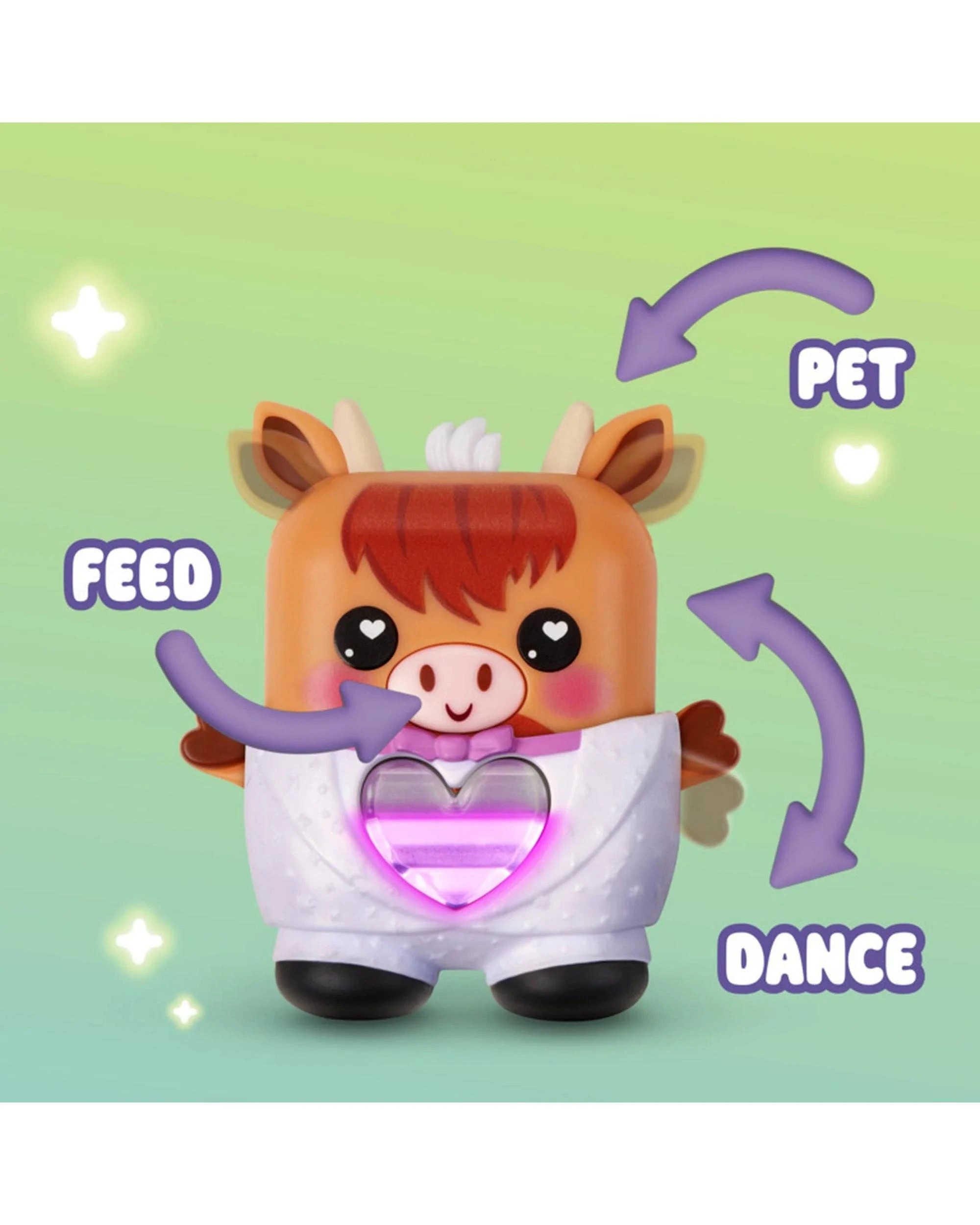 5 Hasbro Nano-Mals Cowbert the Highland Cow Electronic Fidget Pet, 5 of 6