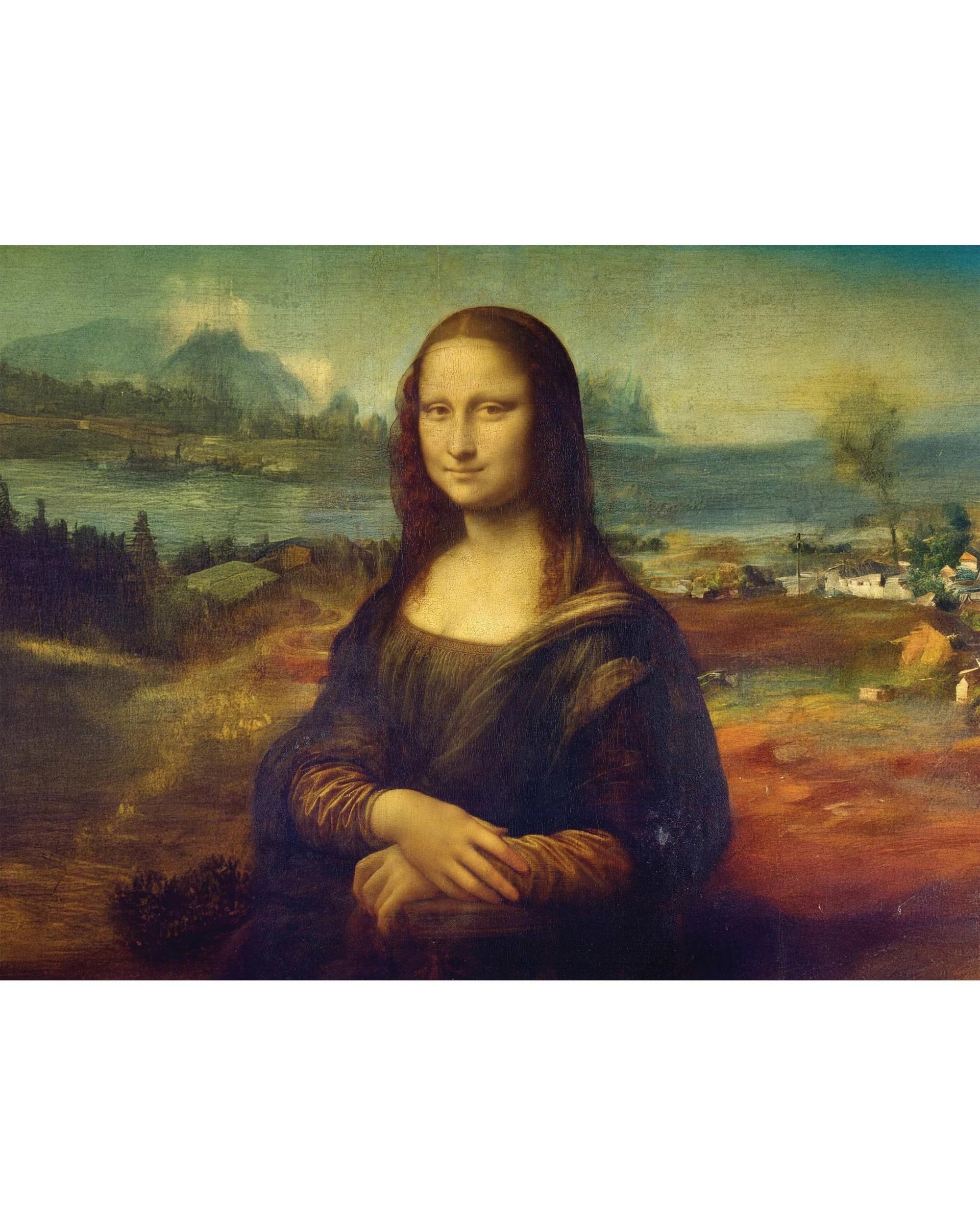 2 Hinkler Mindbogglers Gold Mona Lisa Leonardo Da Vinci 500 Piece Puzzle, 2 of 3