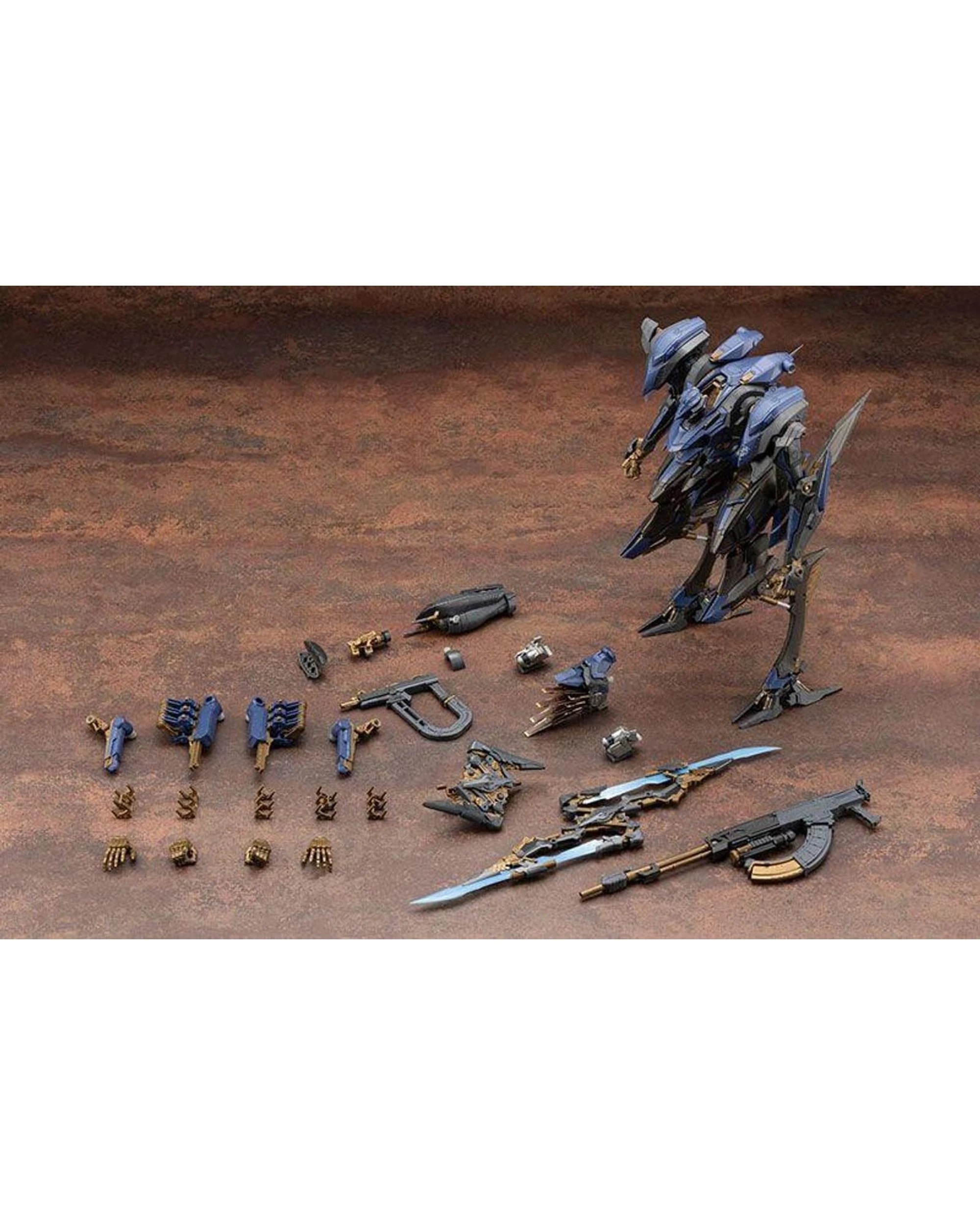 8 Kotobukiya V.I.O.S. Armored Core Schneider Nachtreiher/40E Steel Haze Model Kit, 8 of 10