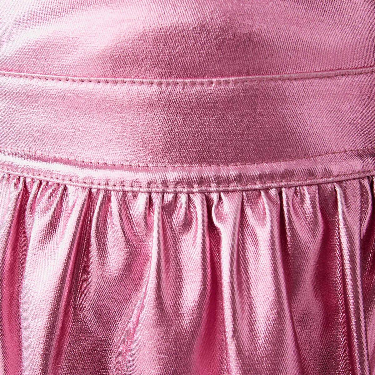 6 Pinafore Dress Pnk Foil S, 6 of 10