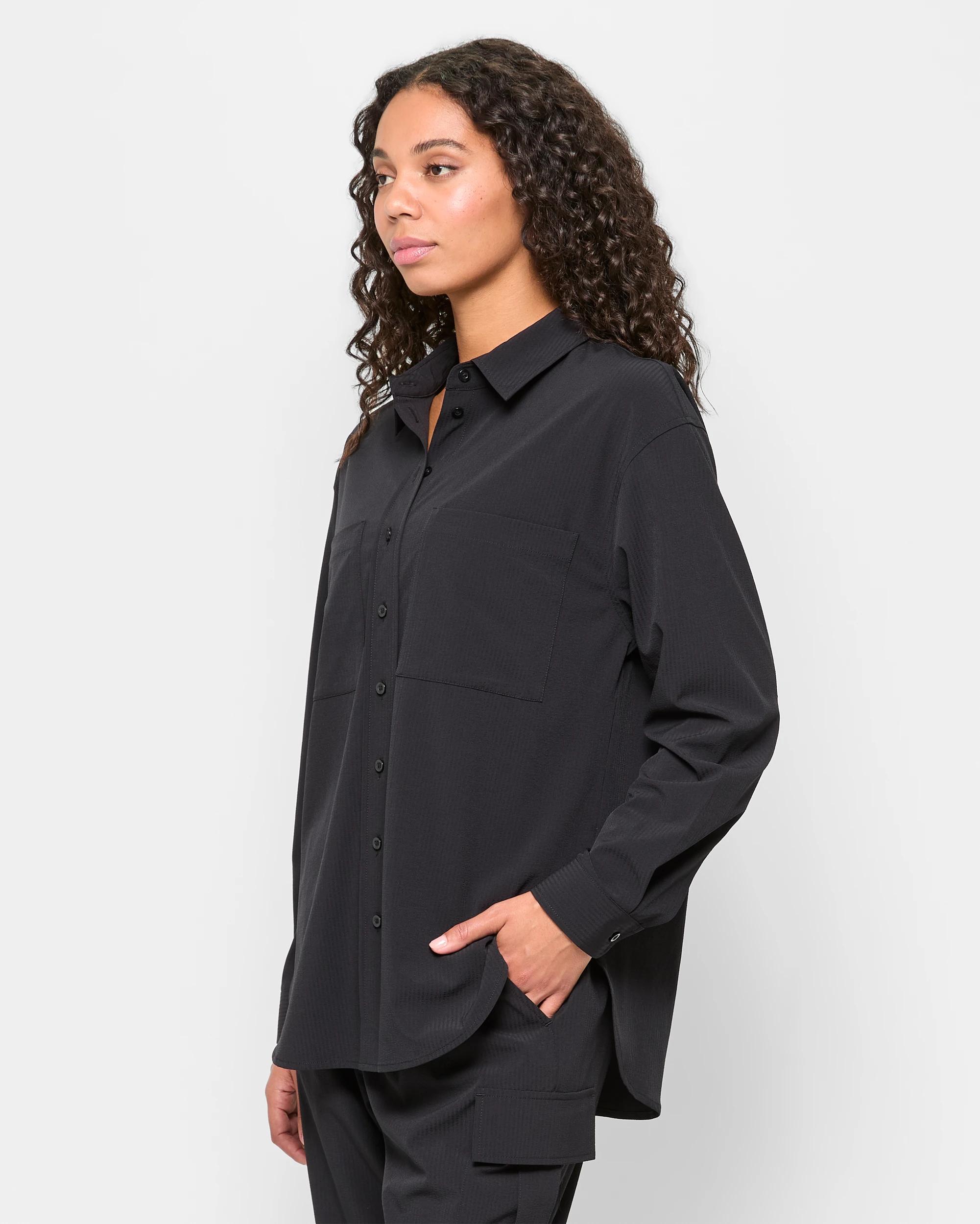 3 Target Active Woven Shirt BLACK, 3 of 5