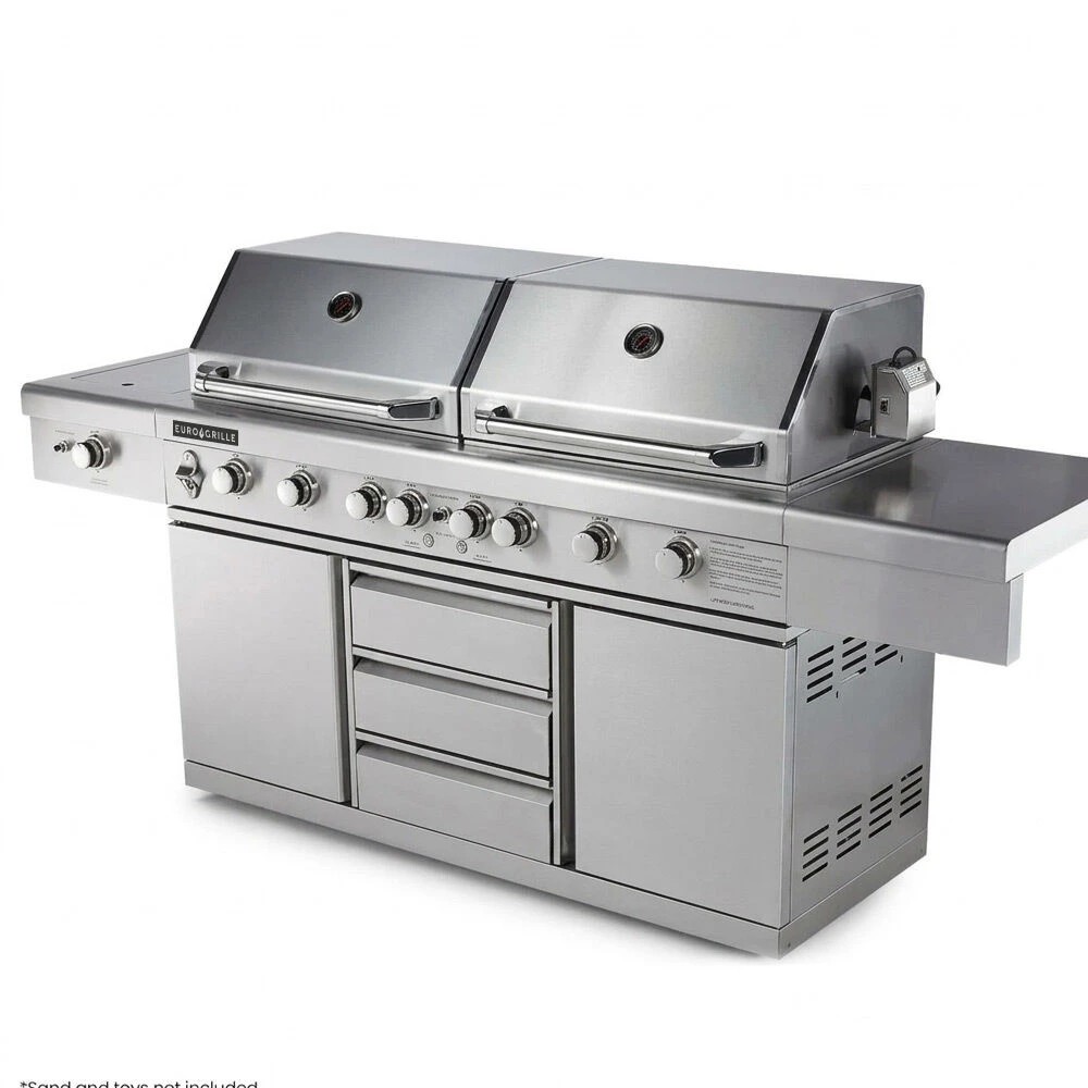 1 EuroGrille 9 Burner Outdoor BBQ Grill, 1 of 1