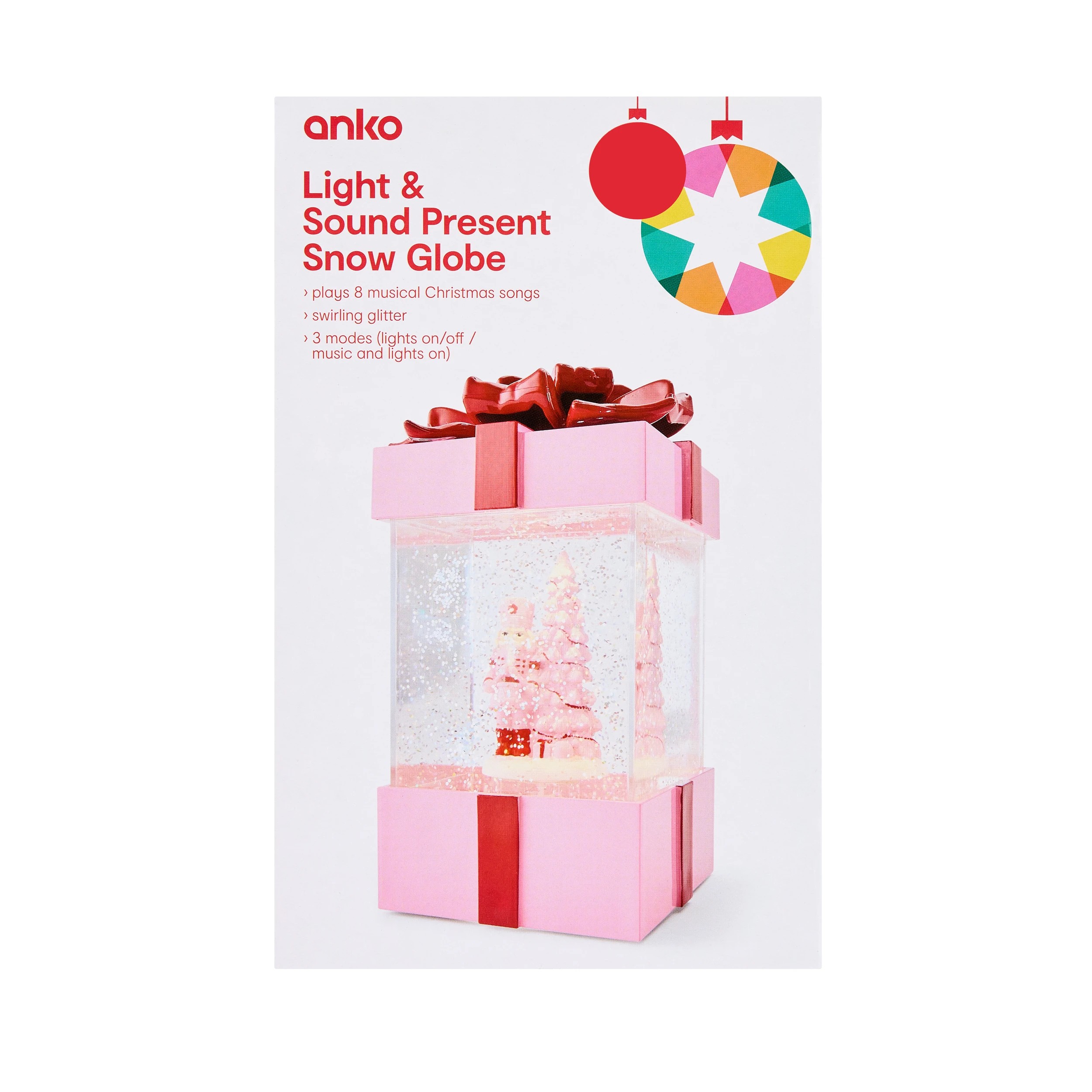 7 Light & Sound Present Snow Globe, 7 of 8