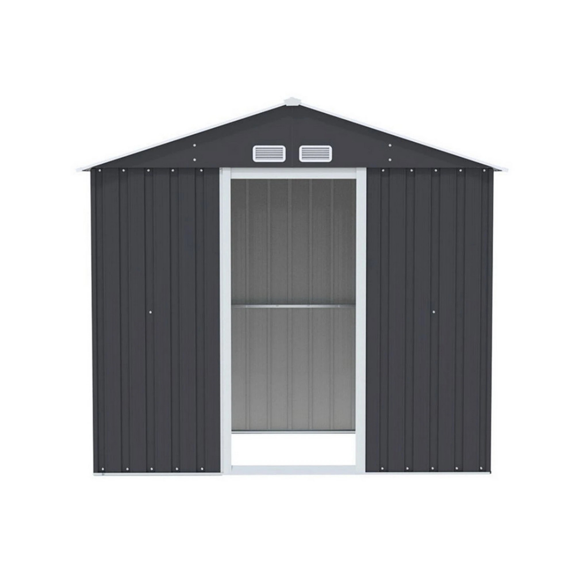 4 Giantz Garden Shed Outdoor Storage Tool Workshop House Shelter Sliding Door - Grey, 4 of 7