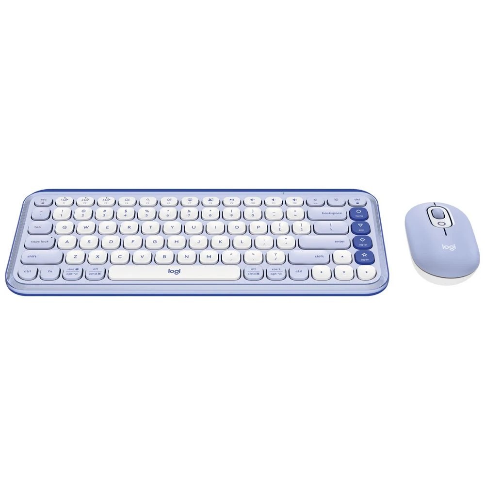 2 Logitech POP Icon Keyboard/Mouse Combo Lilac, 2 of 10