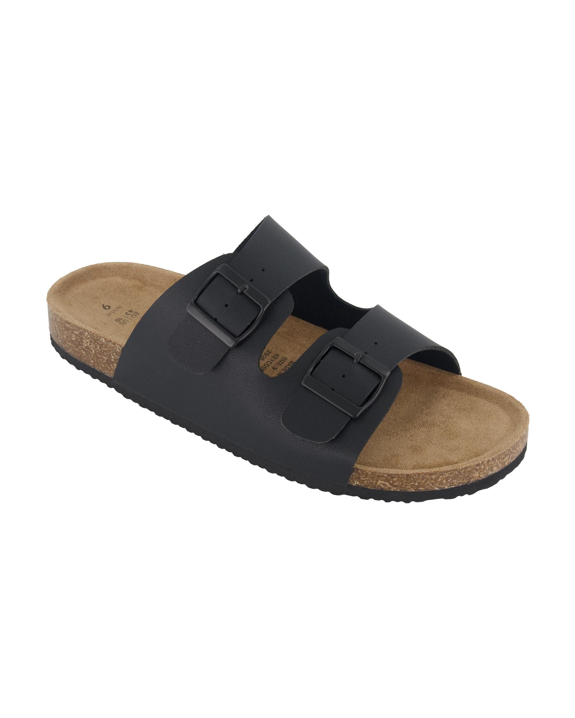 1 Double Buckle Slides Black, 1 of 3