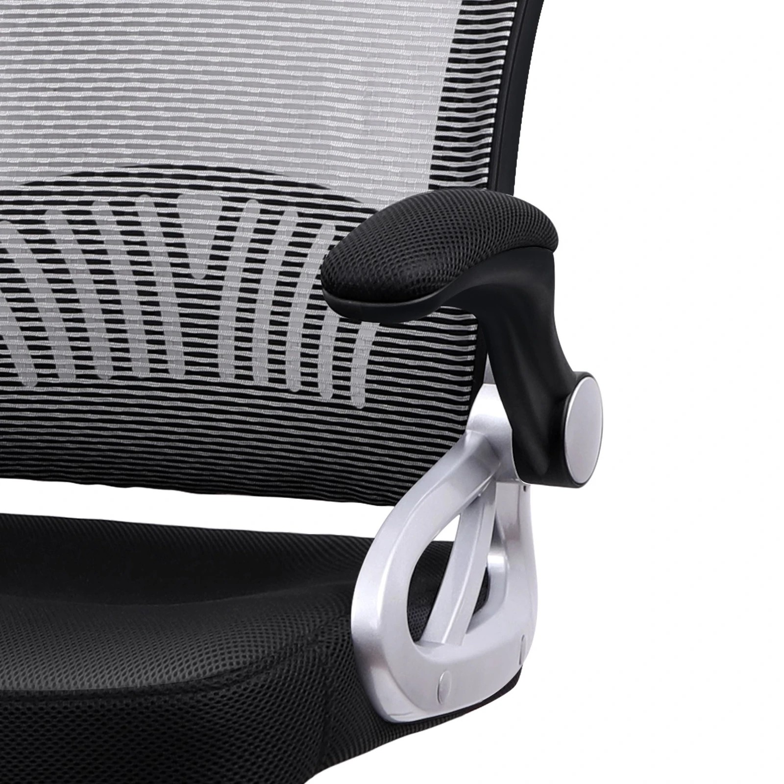 7 Alfordson Mesh Office Chair Executive Fabric Seat Gaming Racing Tilt Computer - Black, 7 of 10