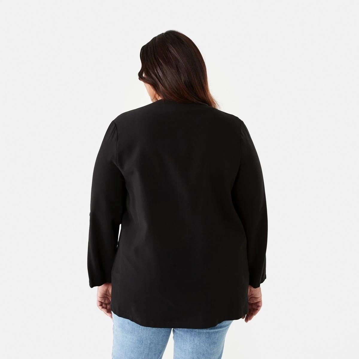 3 Curve Lightweight Waterfall Jacket Black, 3 of 7