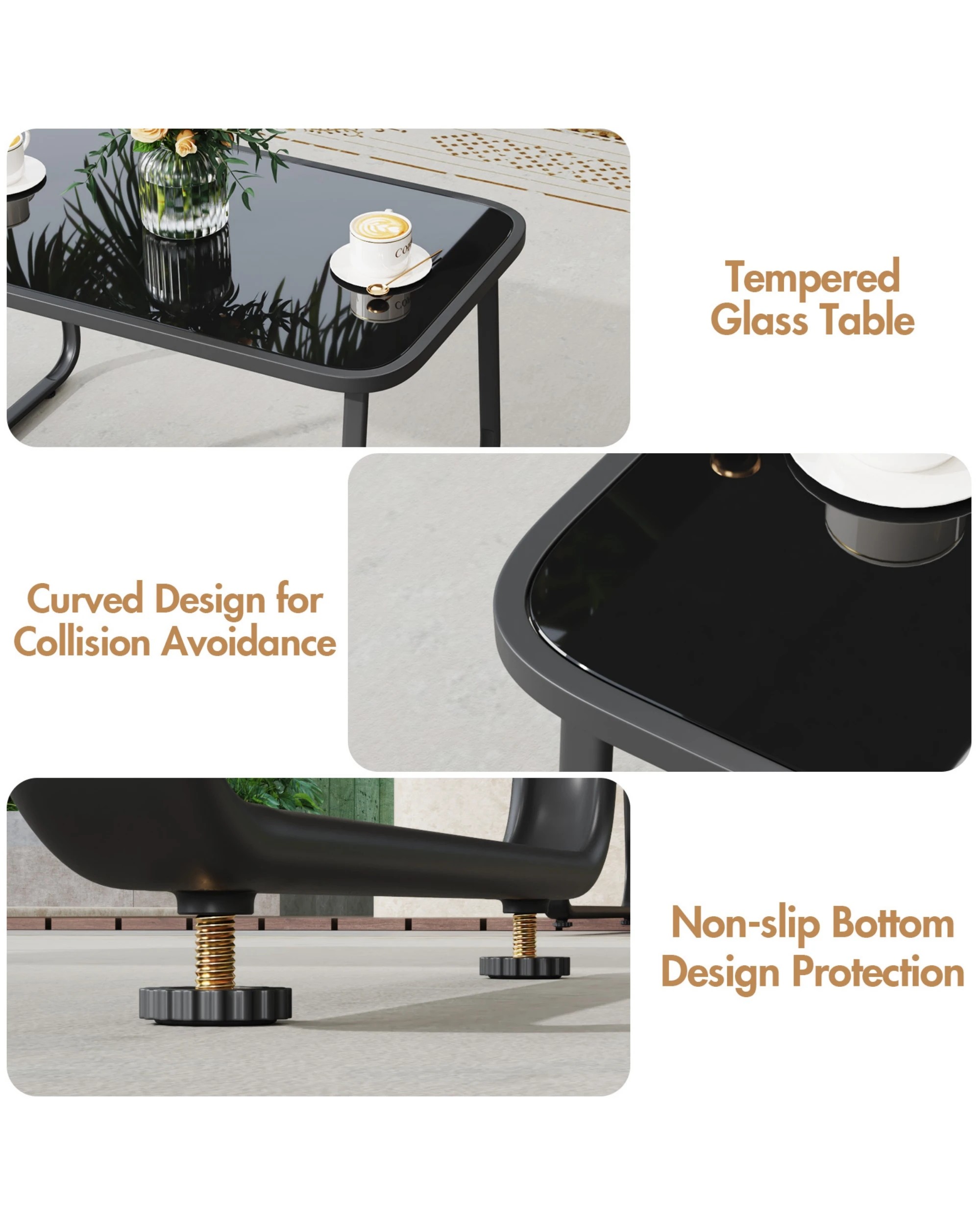 8 Advwin 4 Pieces Patio Furniture Set, 8 of 8