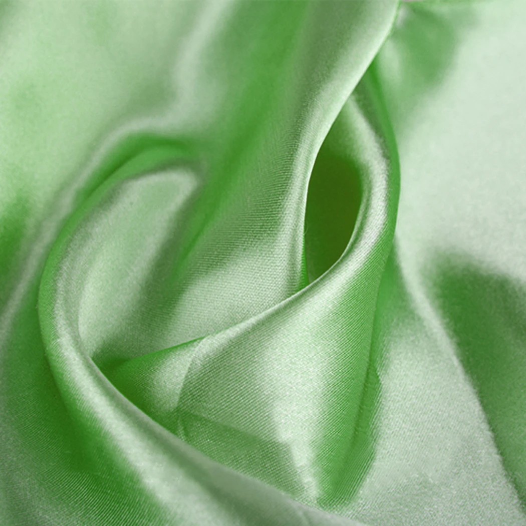 5 Traderight 50 Pcs Satin Chair Sashes In Grass Colour - Green, 5 of 8