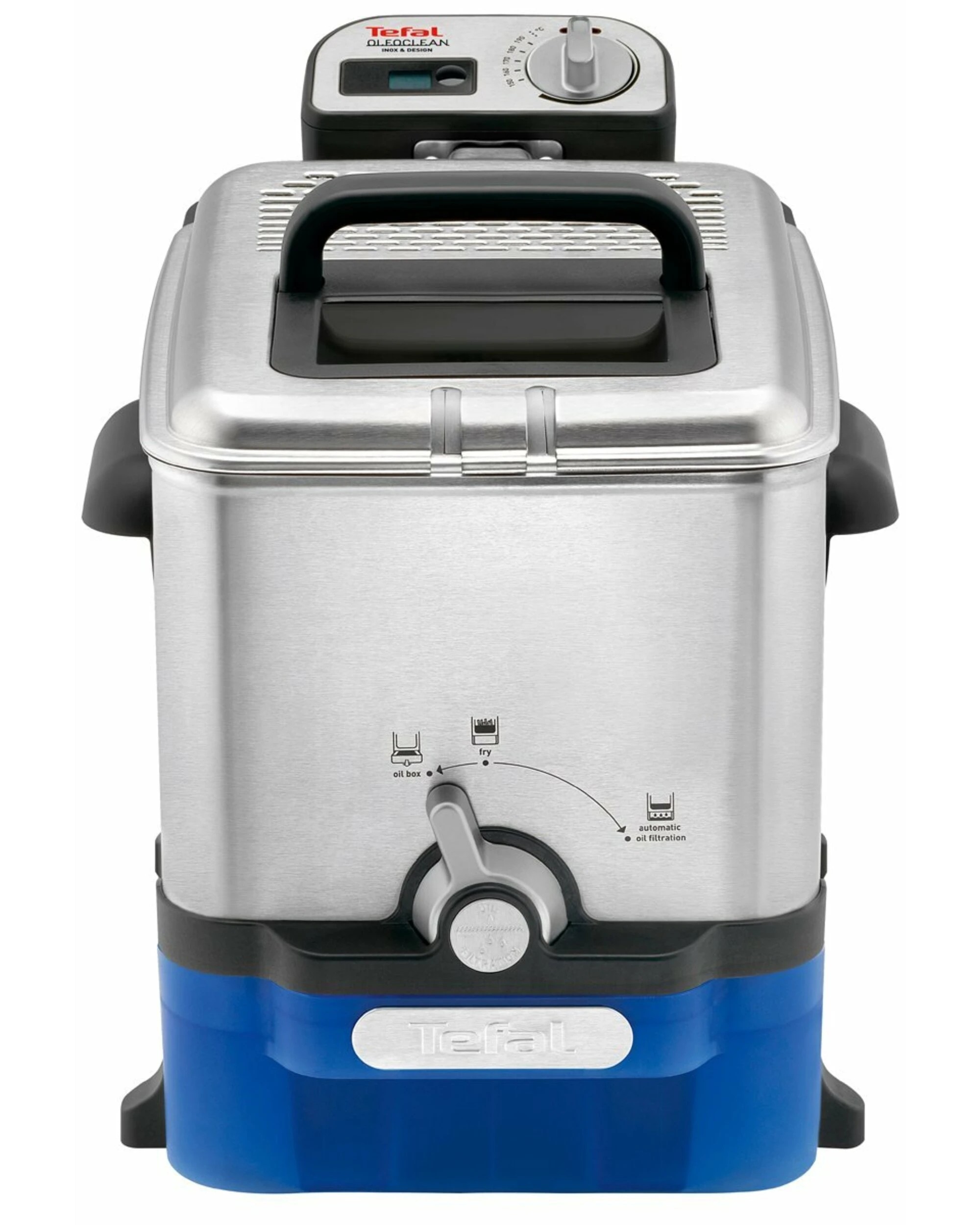 1 Tefal Oleoclean Pro Inox & Design Deep Fryer, 1 of 5