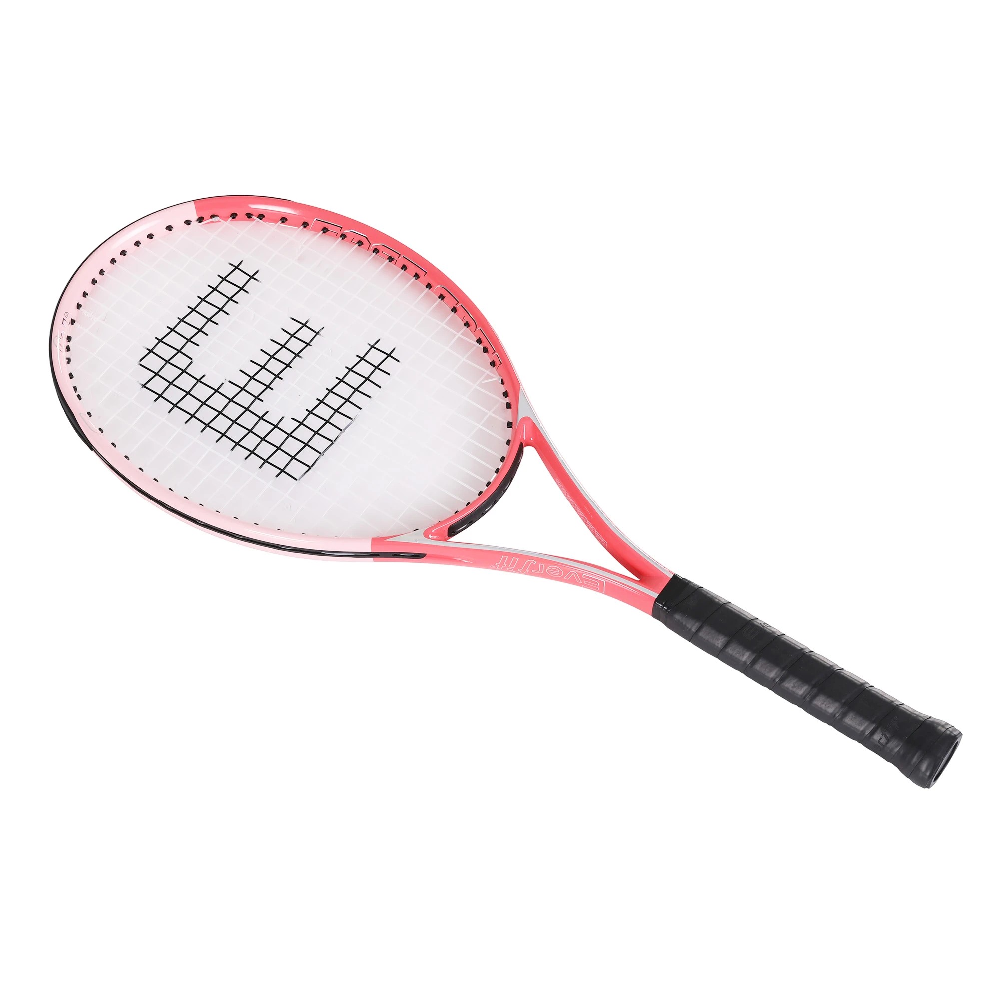 3 Everfit 27 Inch Tennis Racket Lightweight Adult Racquet with Larger Head and Cushioned Grip for Beginners - Pink, 3 of 9