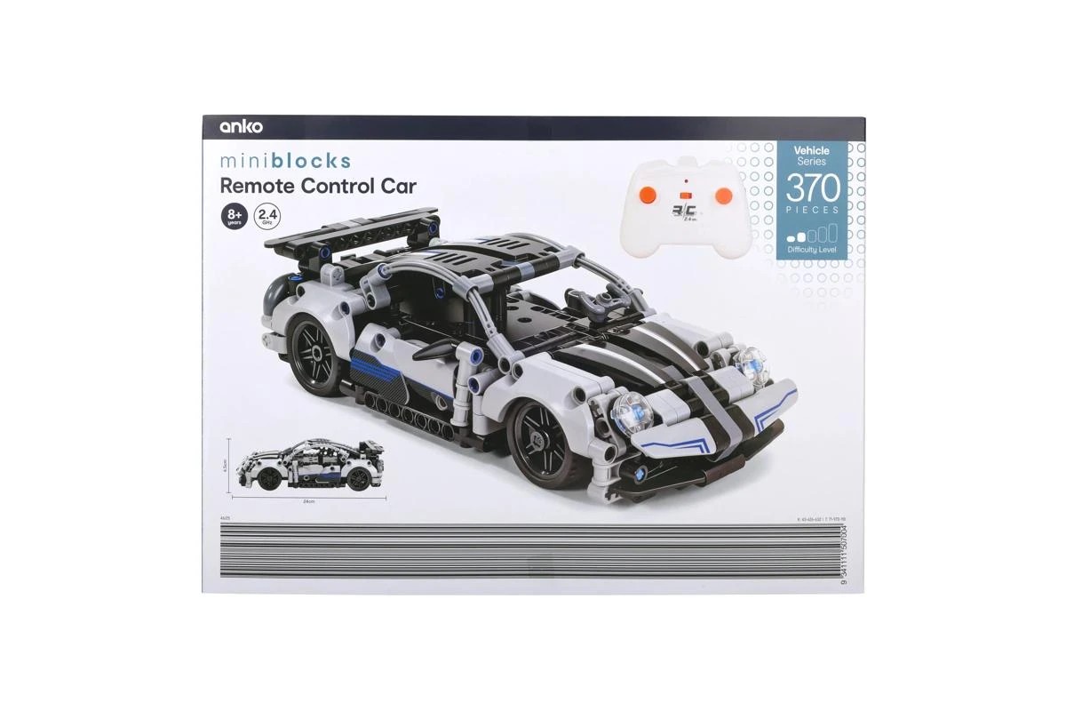 8 370 Piece Mini Blocks Vehicle Series: Remote Control Car, 8 of 8