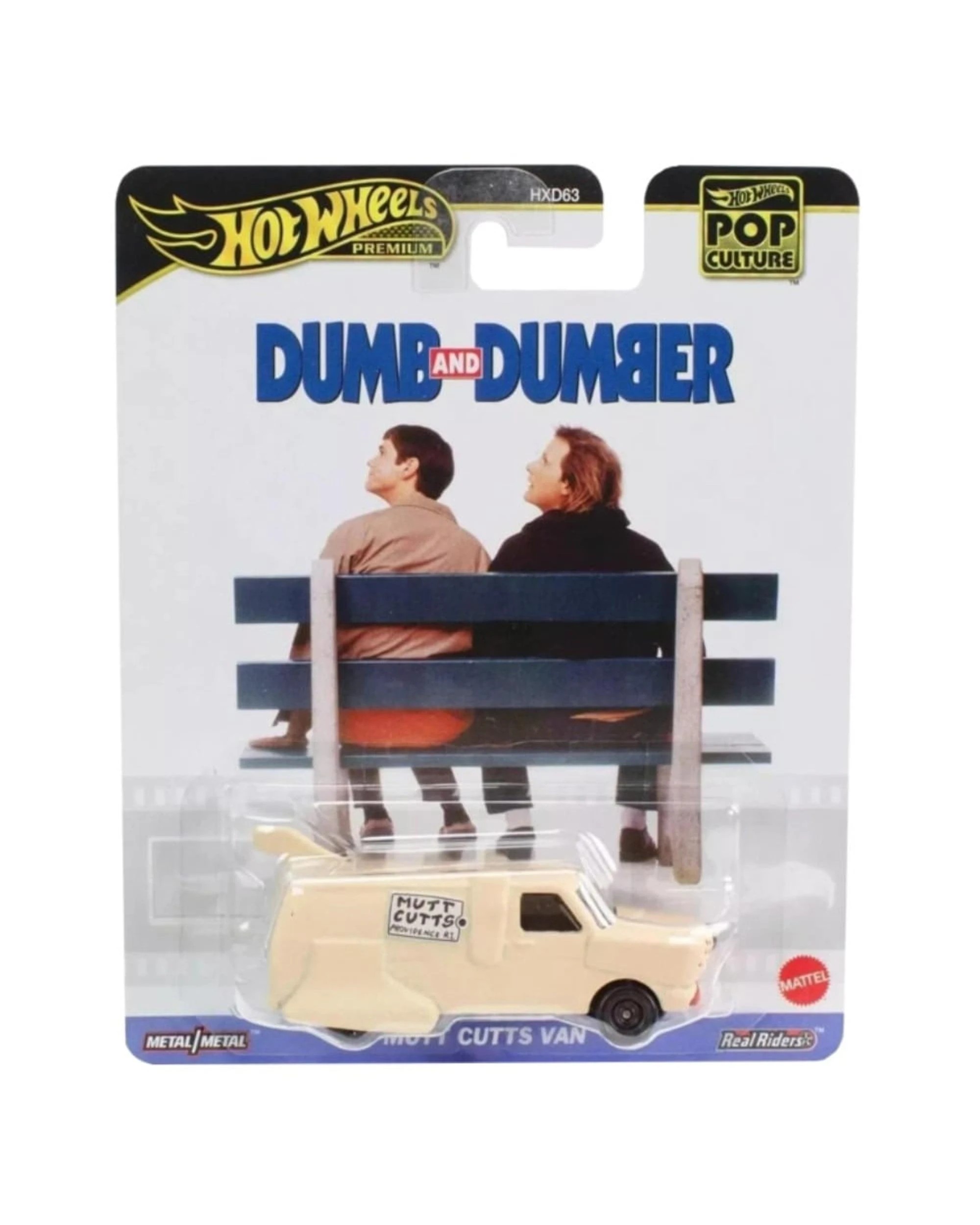 1 Mattel Hot Wheels Premium Pop Culture Dumb and Dumber Mutt Cutts Van, 1 of 5