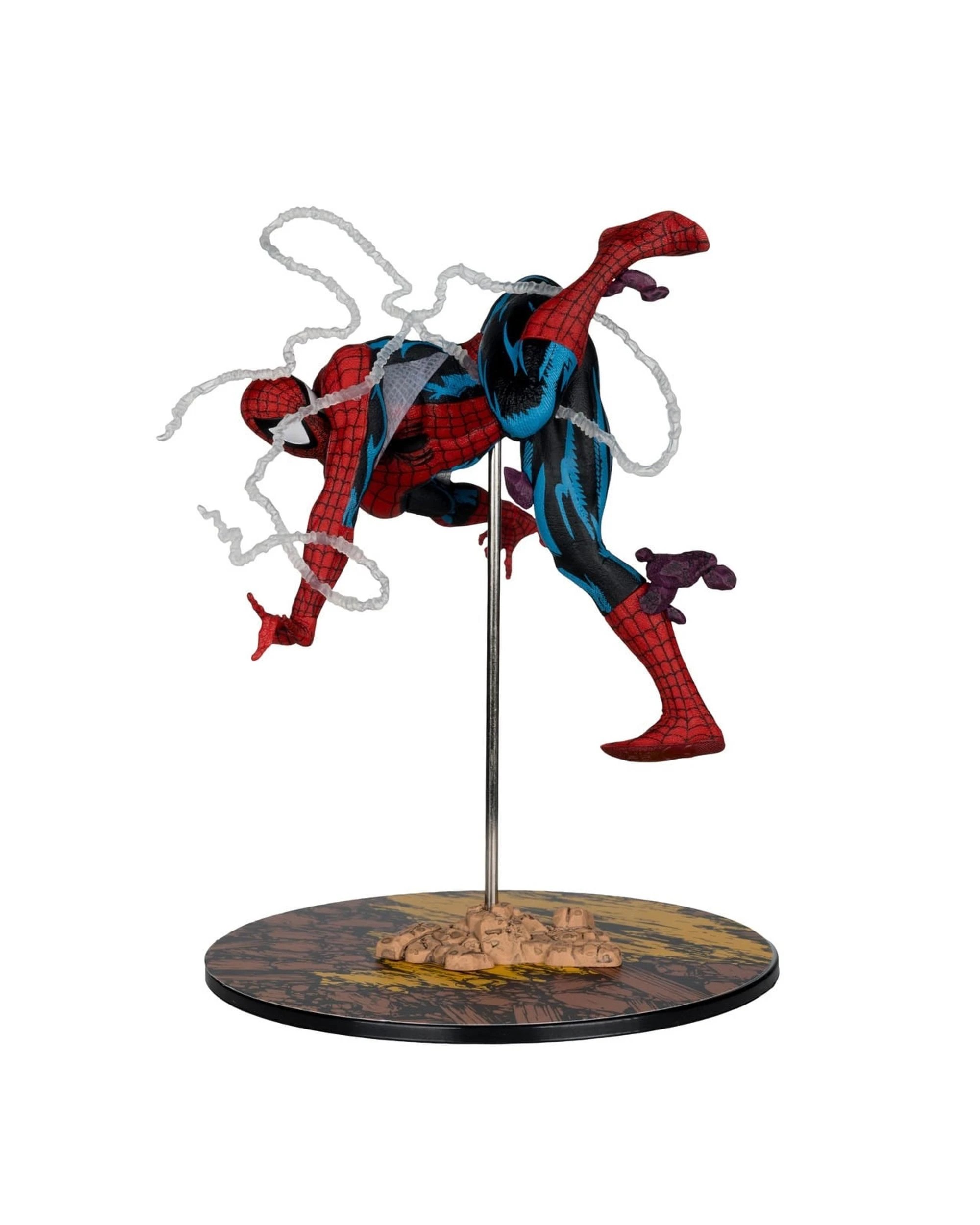 4 McFarlane Marvel Collection The Amazing Spider-Man #318 Spider-Man 1:10 Scale Figure, 4 of 10