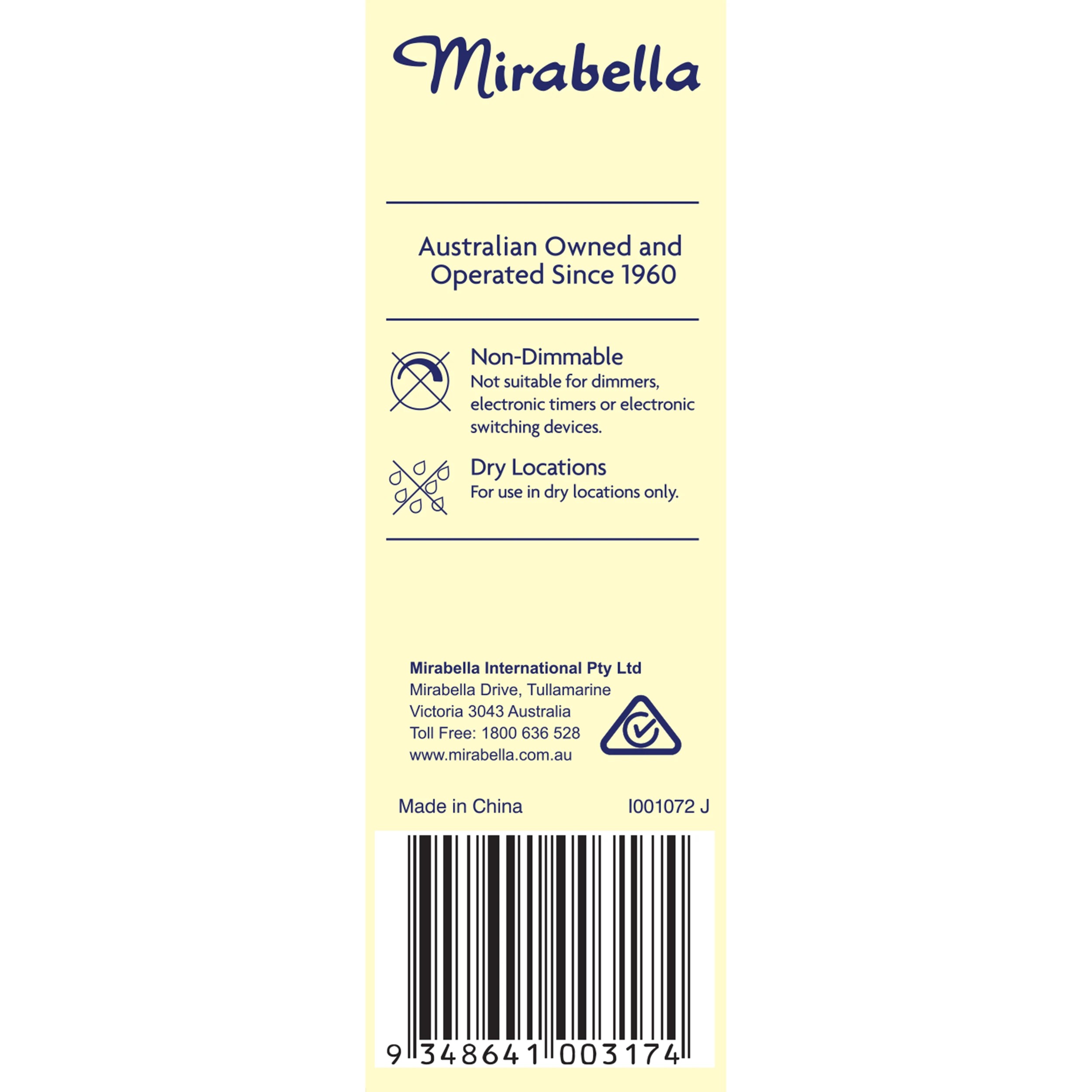 6 Mirabella E14 5W LED Warm White Candle Bulb, 6 of 6