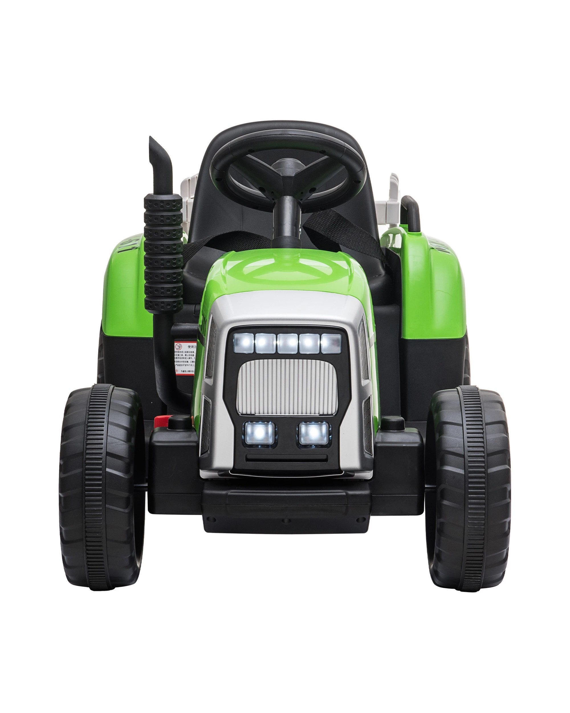 5 Kahuna MX-611 Kids Electric Ride On Tractor Trailer Car Green Grey, 5 of 10