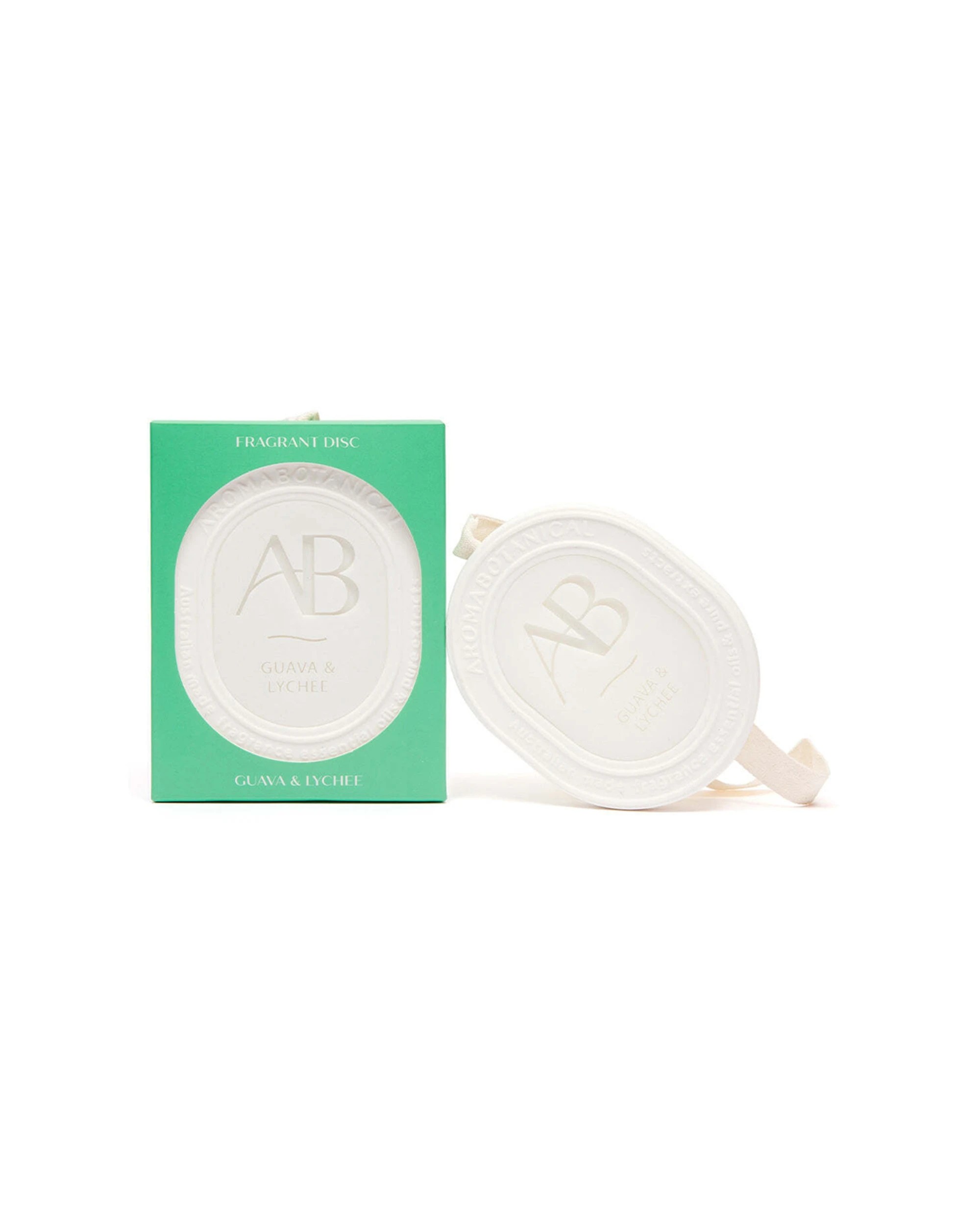 1 Aromabotanical Fragrant Disc Scented Fragrance Guava And Lychee - White, 1 of 1