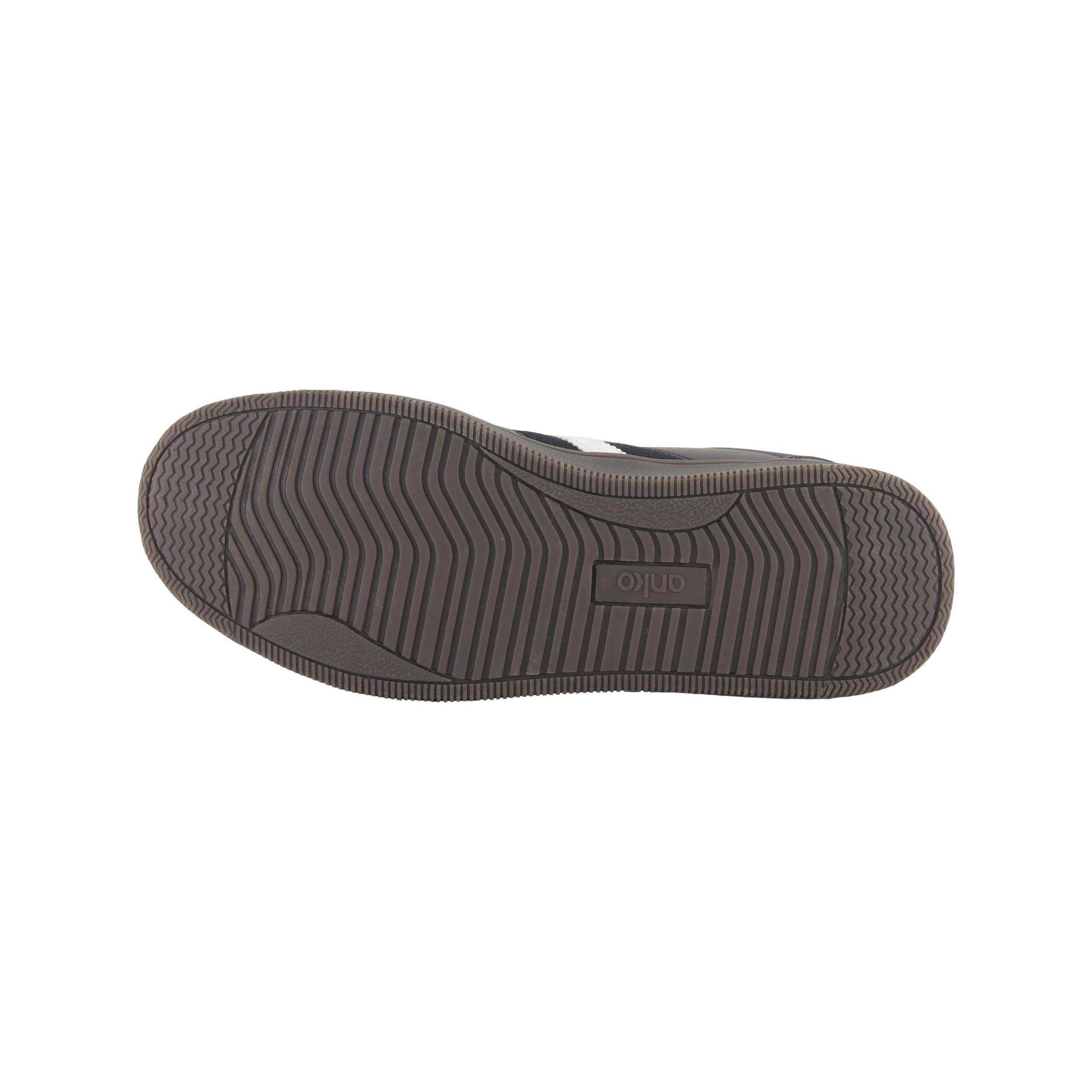 4 Retro PU  Sneakers Black, 4 of 5