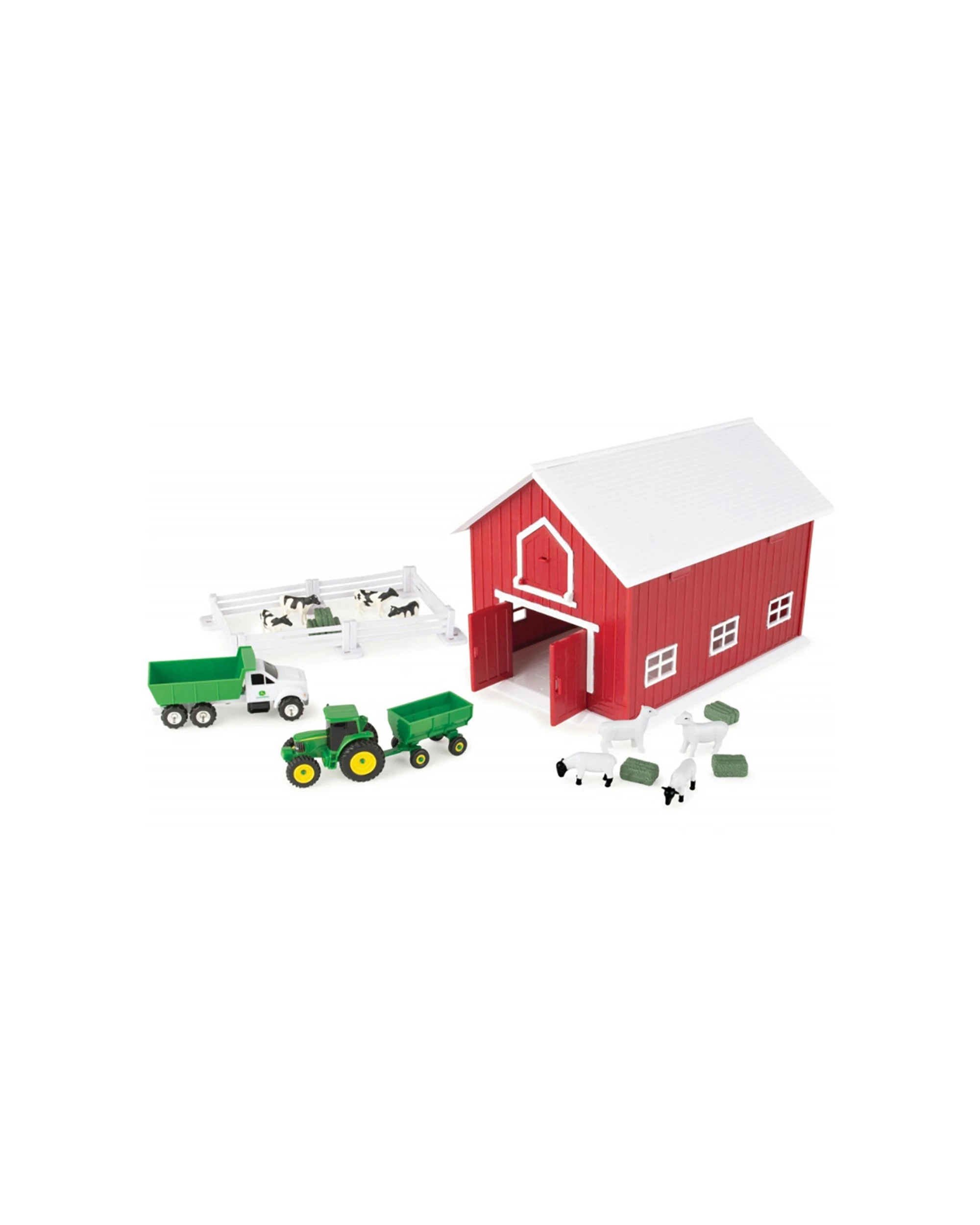 3 John Deere 24pc 1 64 Scale Red Barn Playset Kids Playset 3 Years Plus
 - Red, 3 of 4