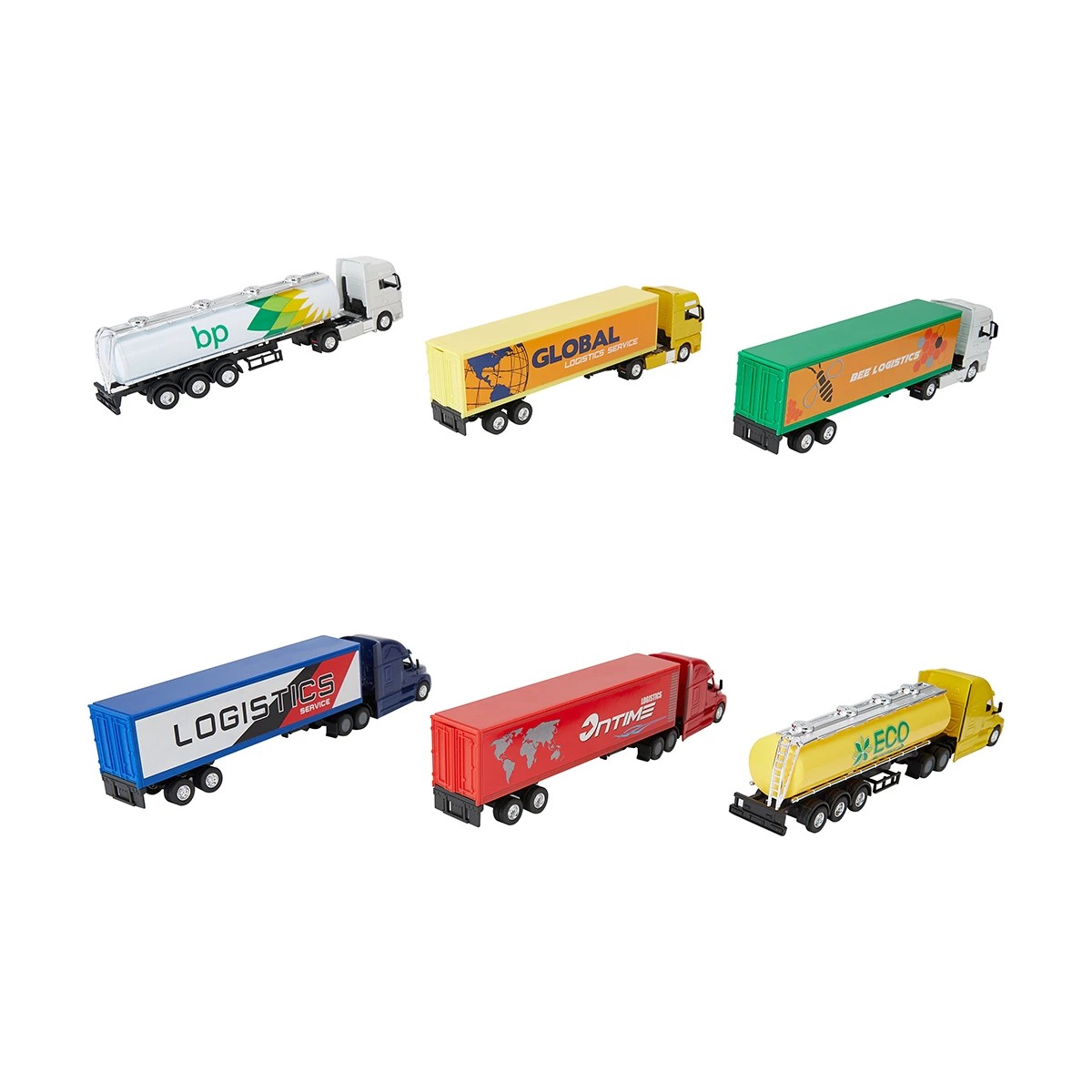 5 Welly 1:64 Scale Diecast Metal Trucks - Assorted, 5 of 10