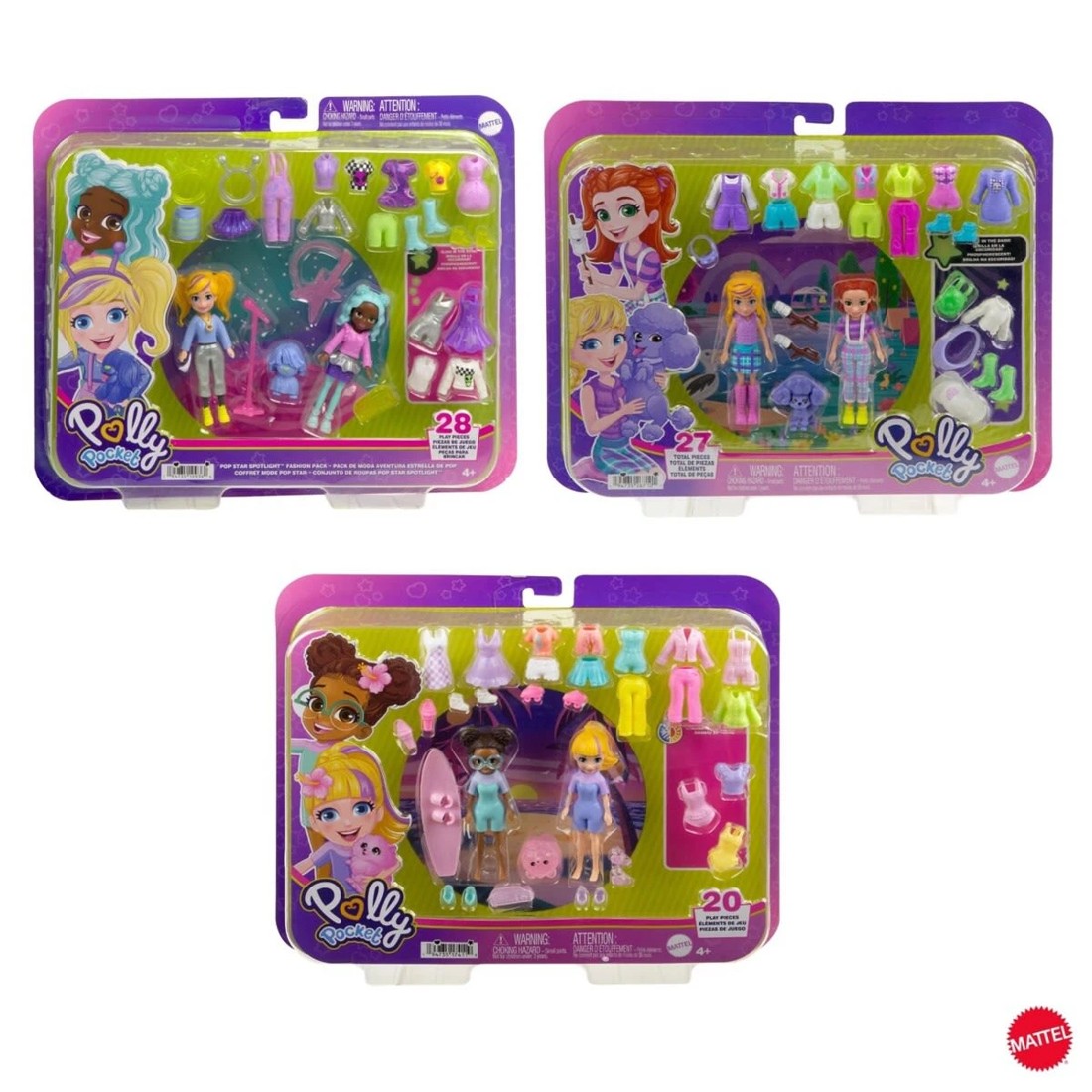 1 Polly Pocket Dolls and Accessories Pack - Assorted, 1 of 8