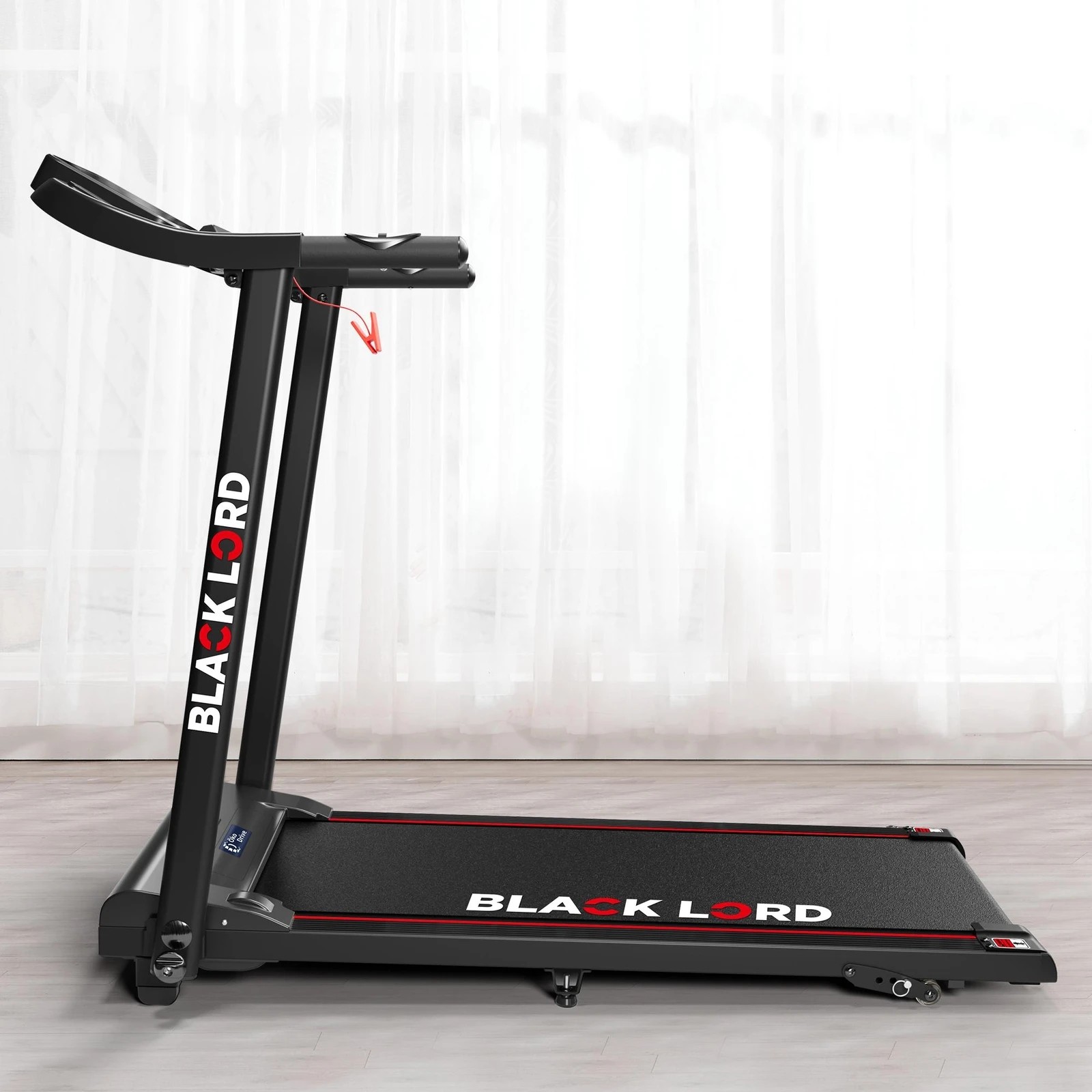 3 Black Lord Treadmill Electric Exercise Running Machine Incline Foldable 380mm, 3 of 10