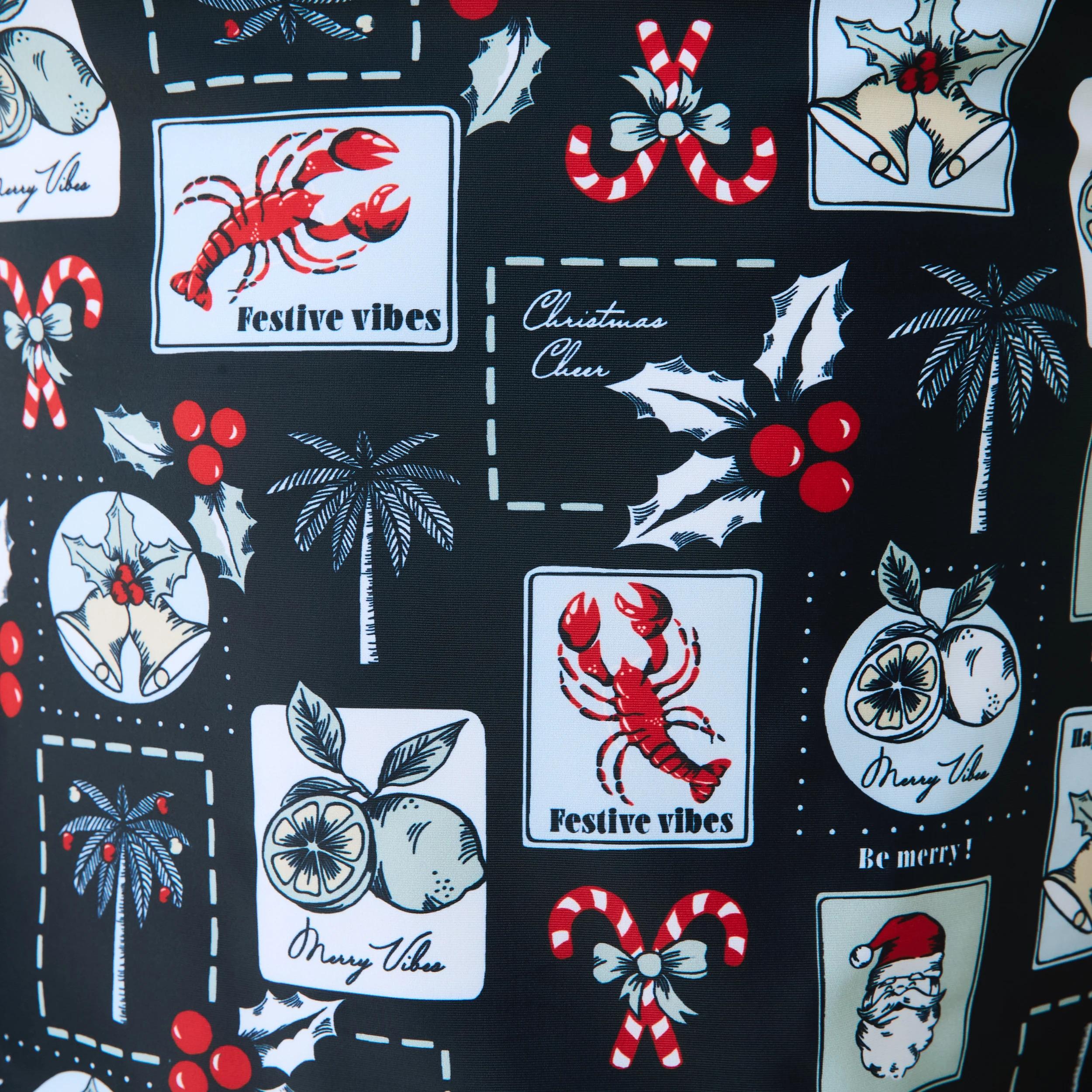 6 Christmas Rash Vest Blu Xmasvc, 6 of 6