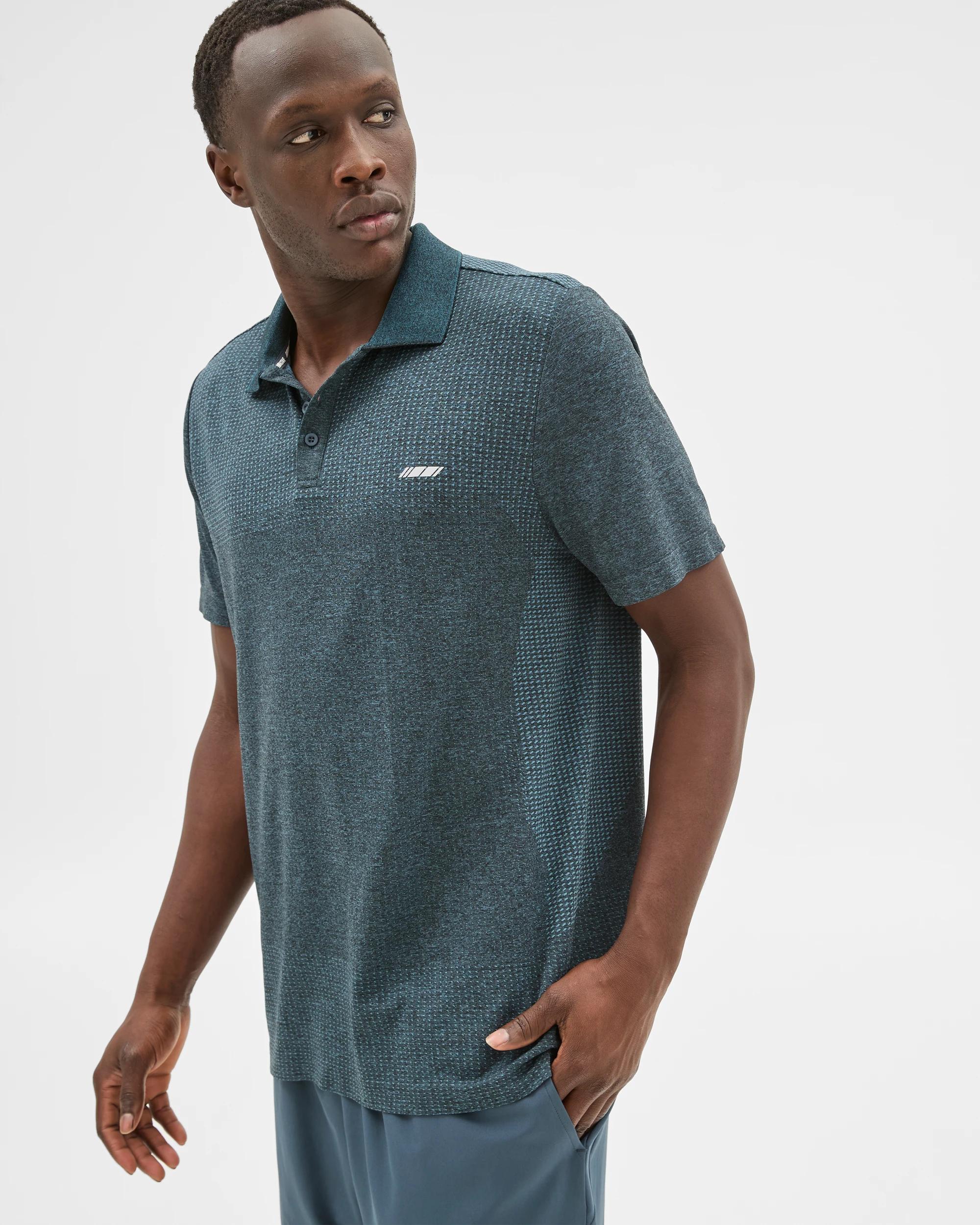 3 Target Active Polo Top SLATE GREEN, 3 of 6